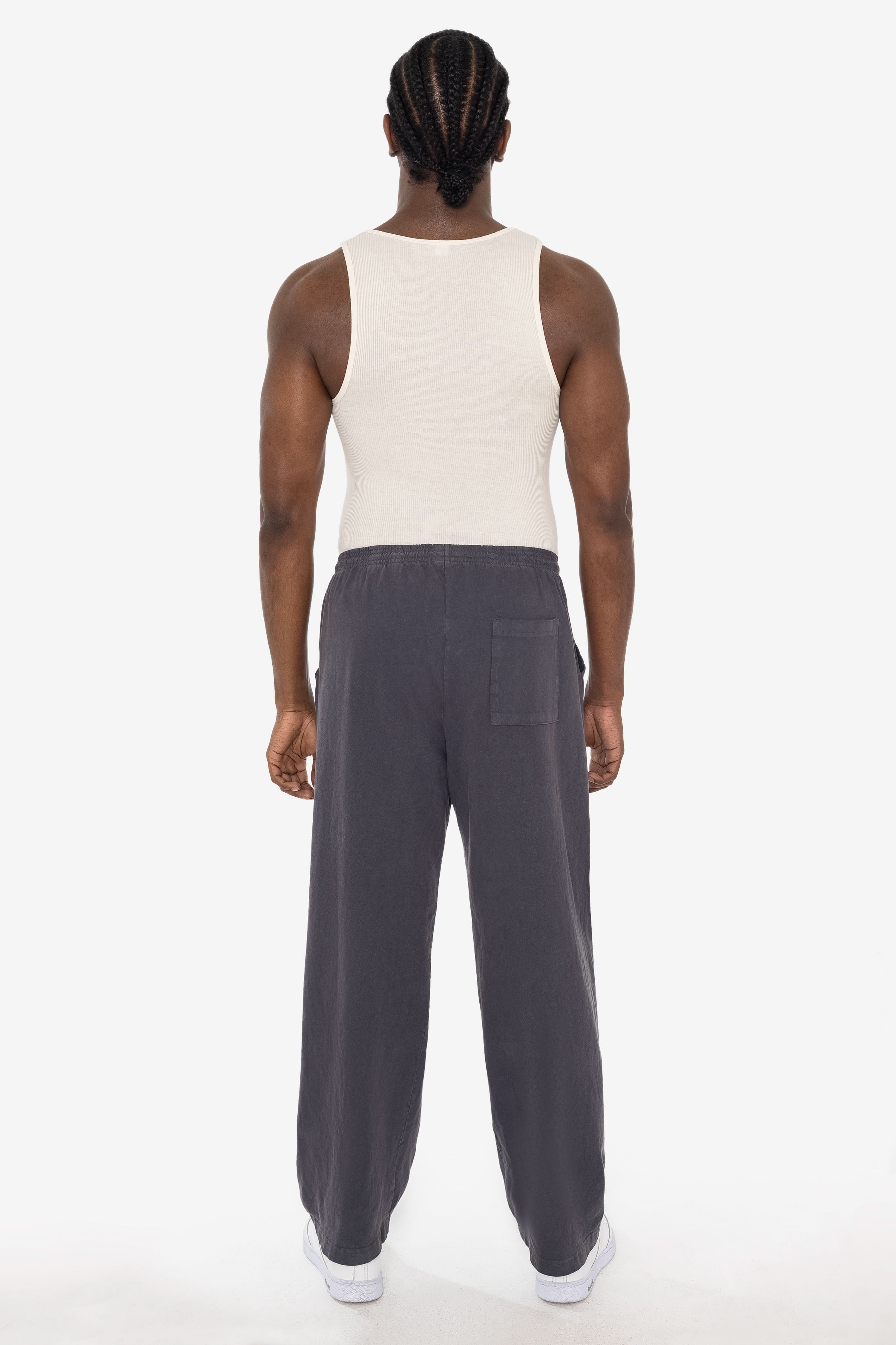 1205WGD - Men's Heavy Jersey Wide Garment Dyed Casual Pant