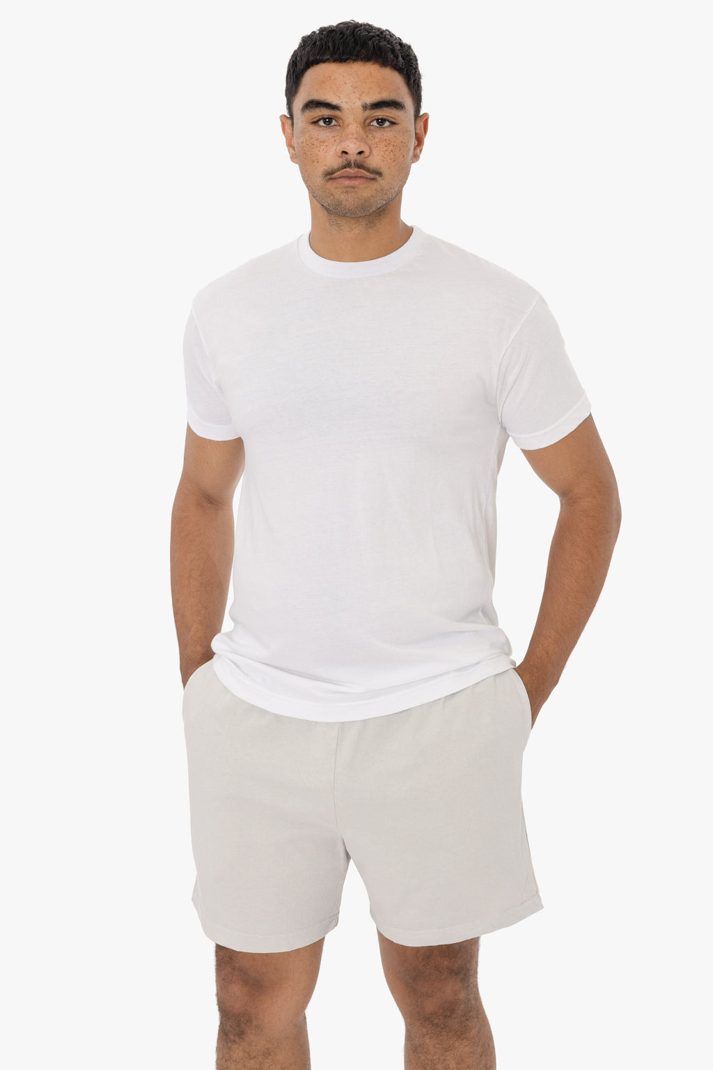 1242GD - Heavy Jersey Garment Dye Gym Shorts