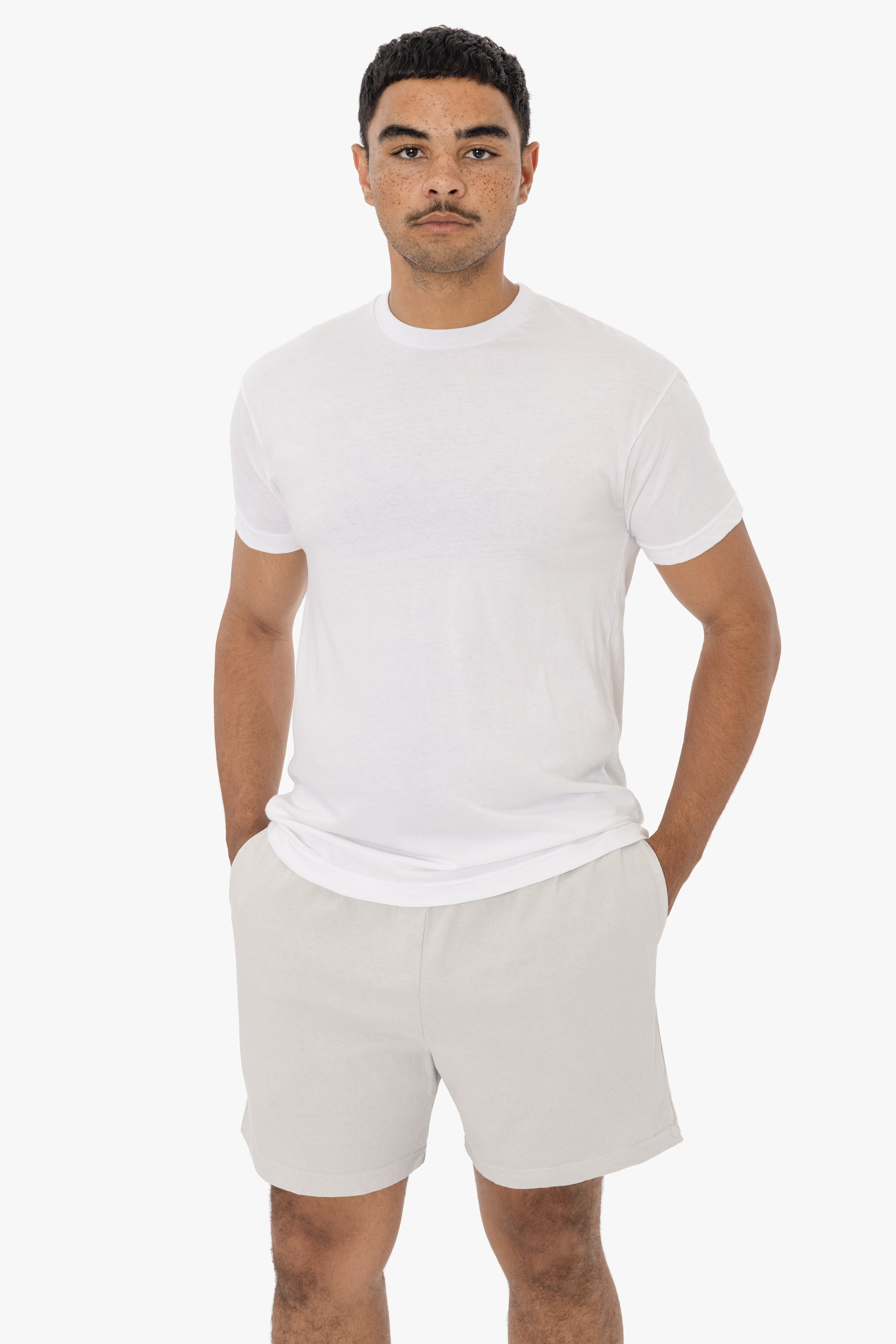 1242GD - Heavy Jersey Garment Dye Gym Shorts