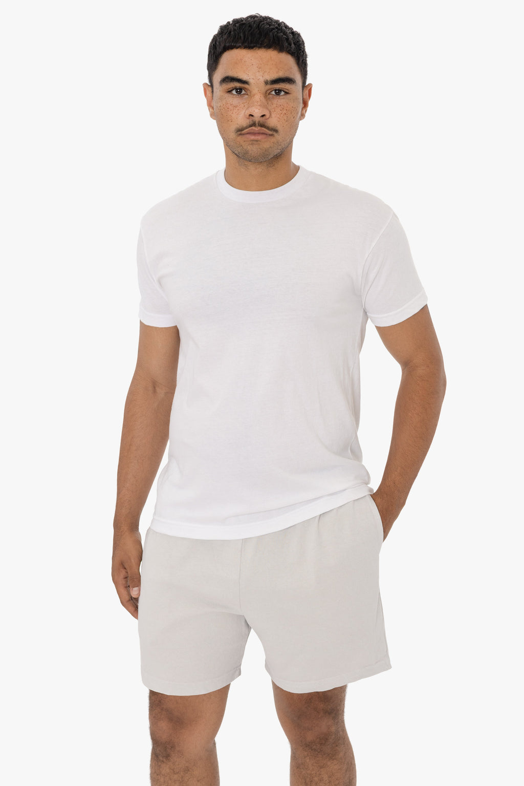 1242GD - Heavy Jersey Garment Dye Gym Shorts