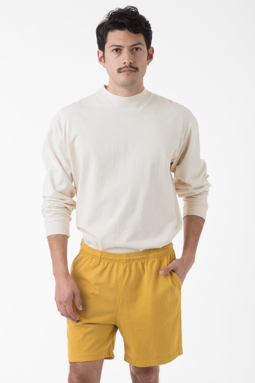 1241GD - Mid-Length Heavy Jersey Shorts