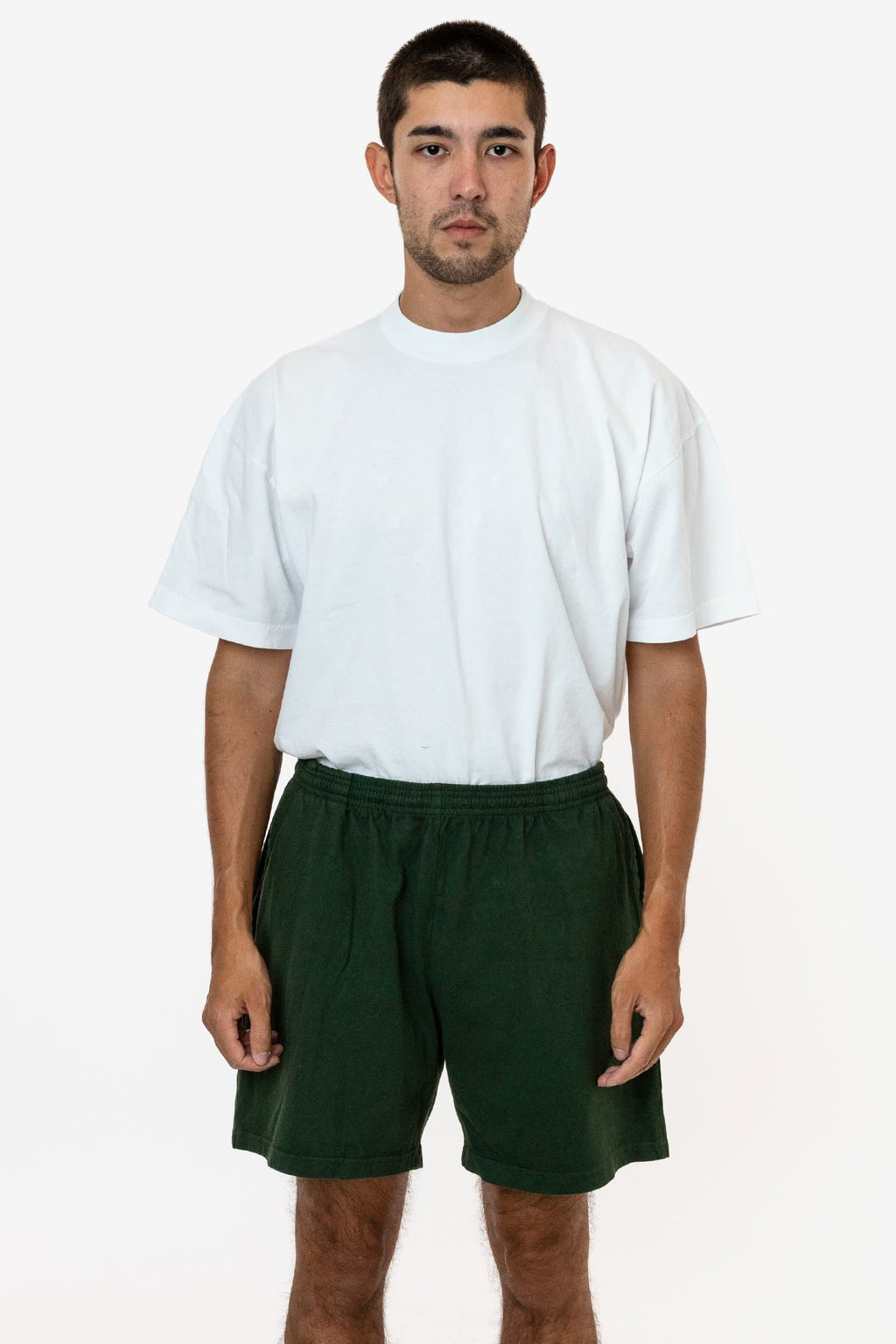 1242GD - Heavy Jersey Garment Dye Gym Shorts