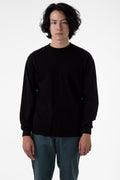 1406GD - Long Sleeve Garment Dye Mockneck T-Shirt