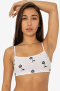 8370P - Printed Spaghetti Crop Top
