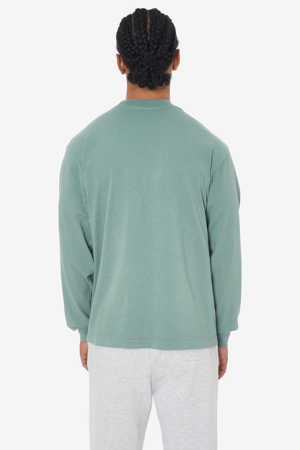 1807GD - 6.5oz Long Sleeve Garment Dye Crew Neck T-Shirt