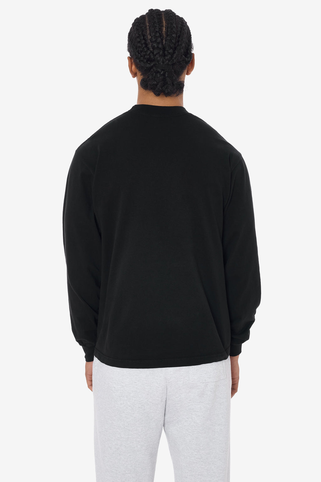 1807GD - 6.5oz Long Sleeve Garment Dye Crew Neck T-Shirt
