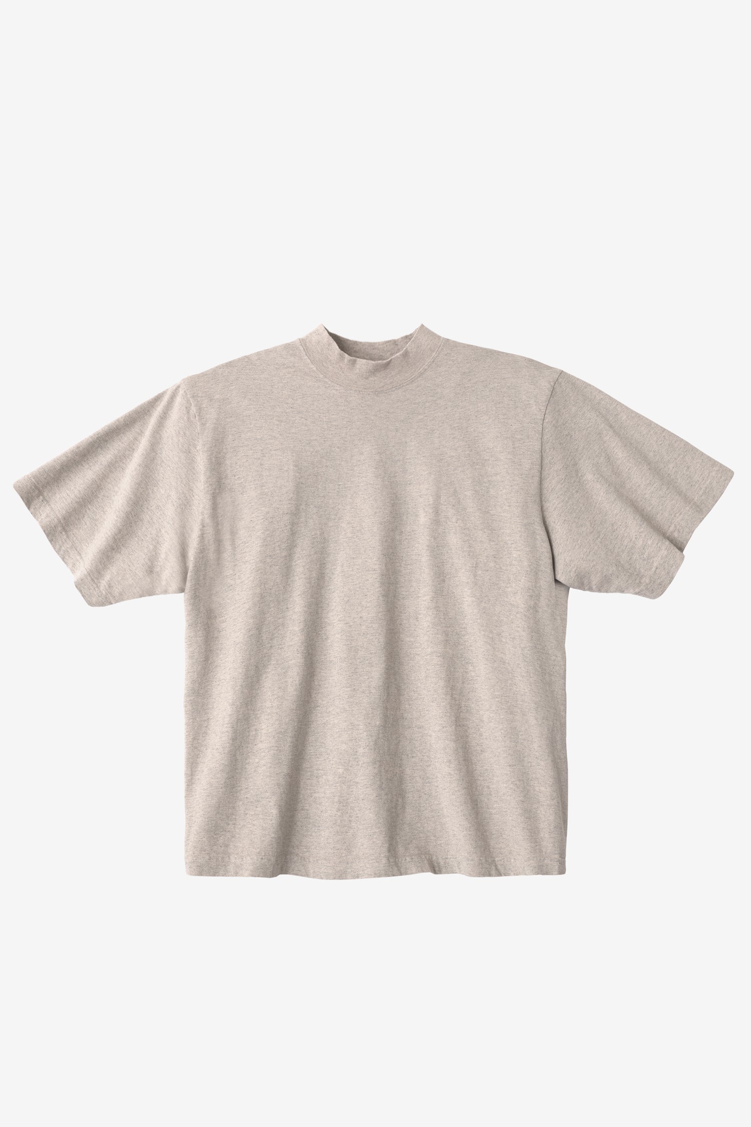 1825GD - Oversized Short Sleeve High Mockneck T-shirt