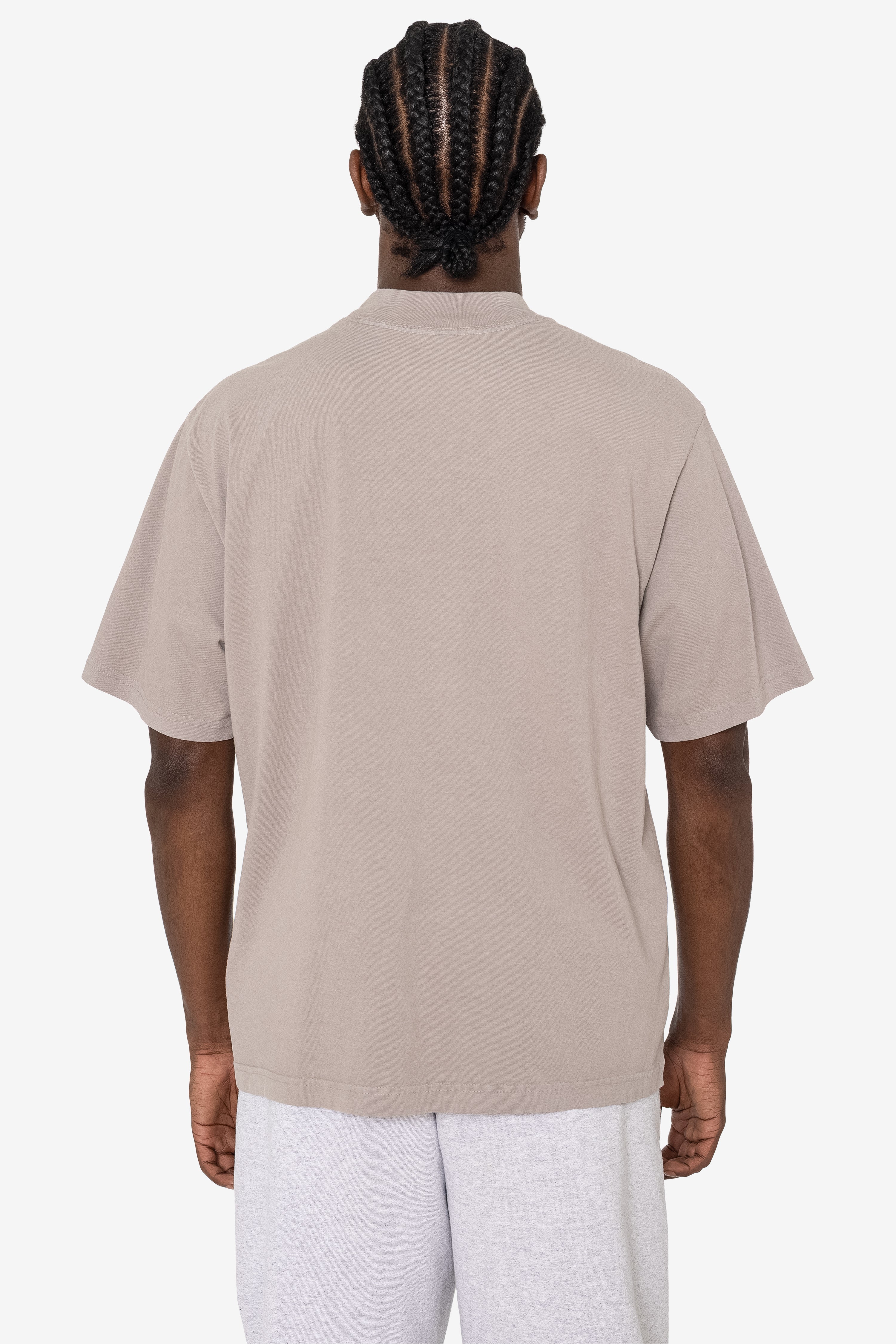 1825GD - Oversized Short Sleeve High Mockneck T-shirt
