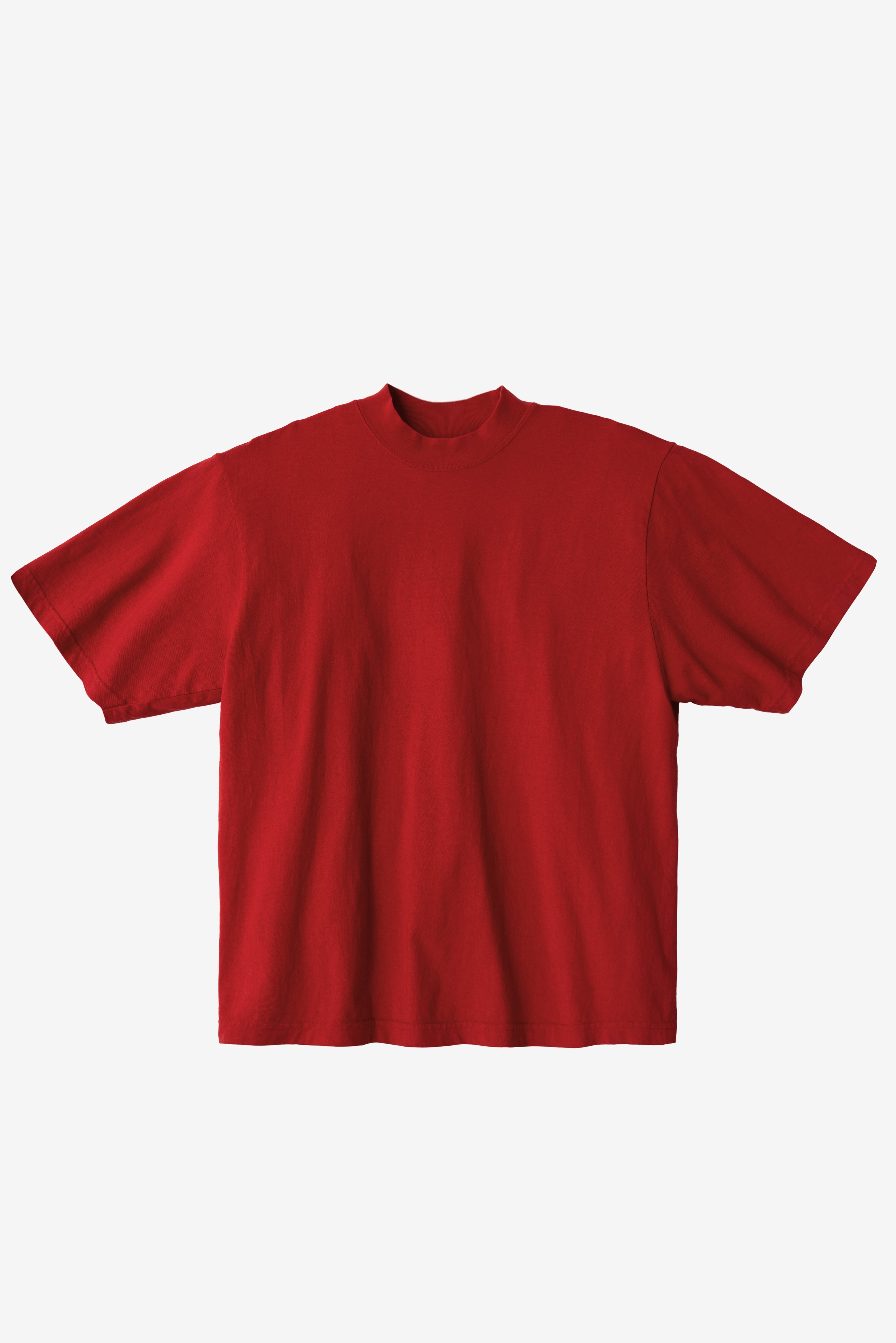 1825GD - Oversized Short Sleeve High Mockneck T-shirt