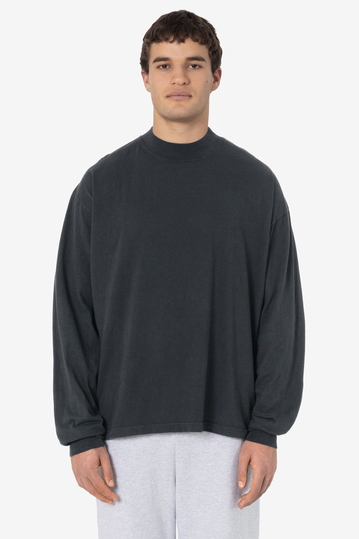 1827GD Unisex - Oversized Long Sleeve High Mockneck T-Shirt