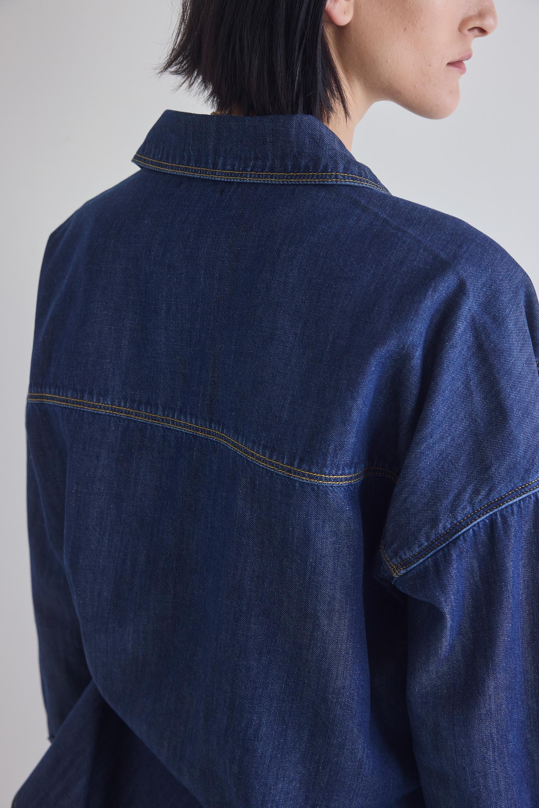 Refine Oversized Denim Tunic