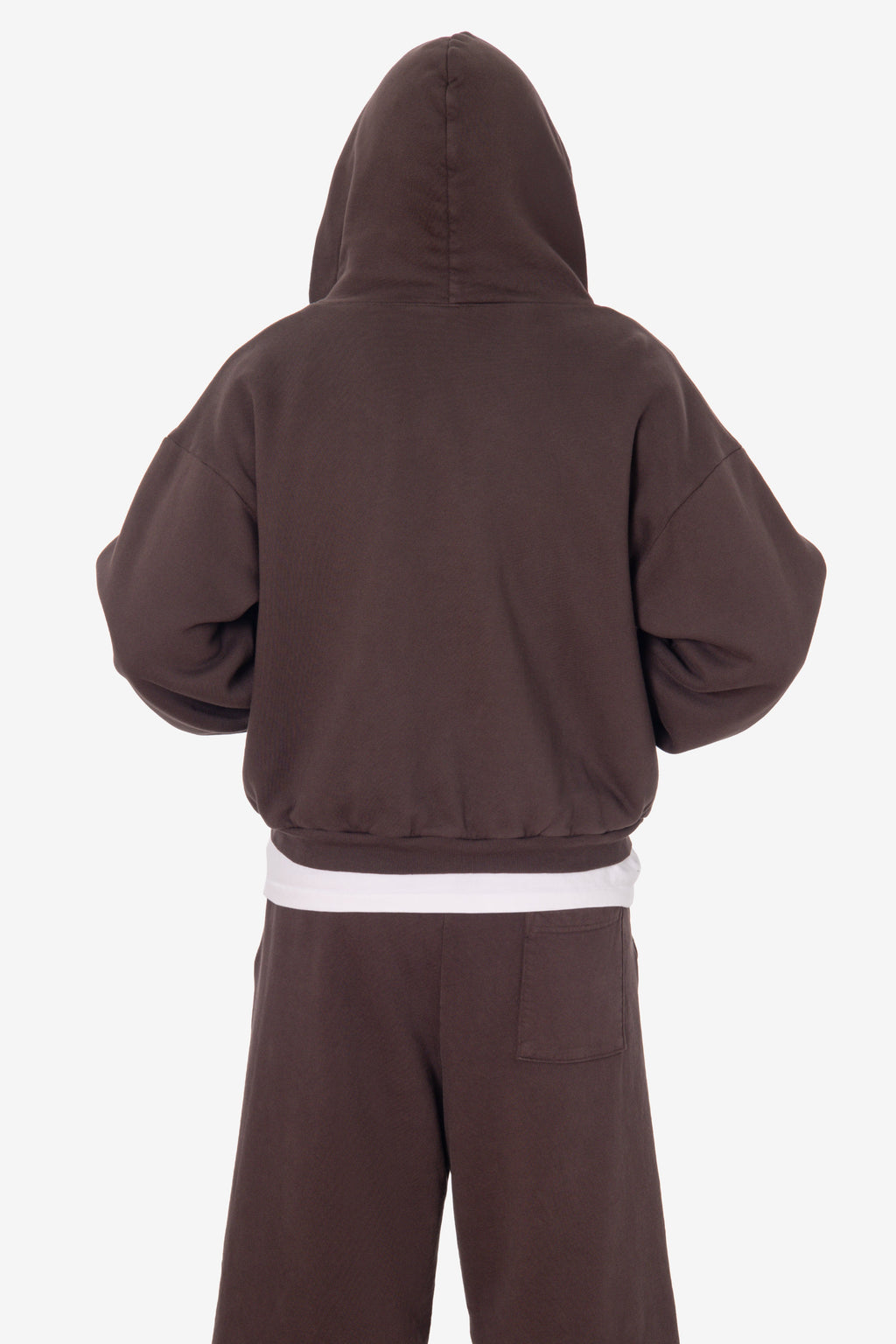 ALP10GD - Thermal Lined Cropped Zip Up Hoodie