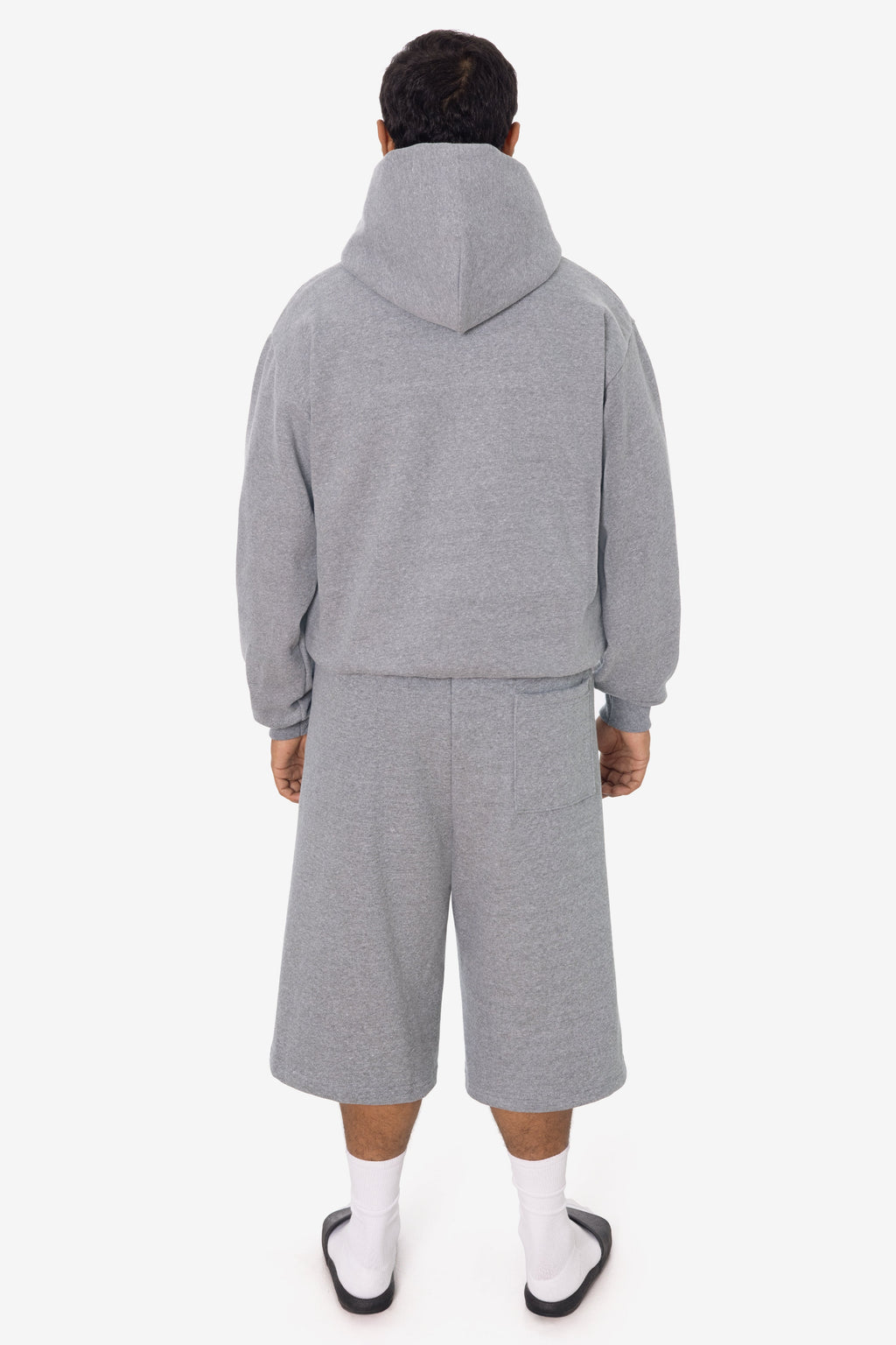 TRF42 - Triblend gabardine Fleece Extra Wide Mens shorts