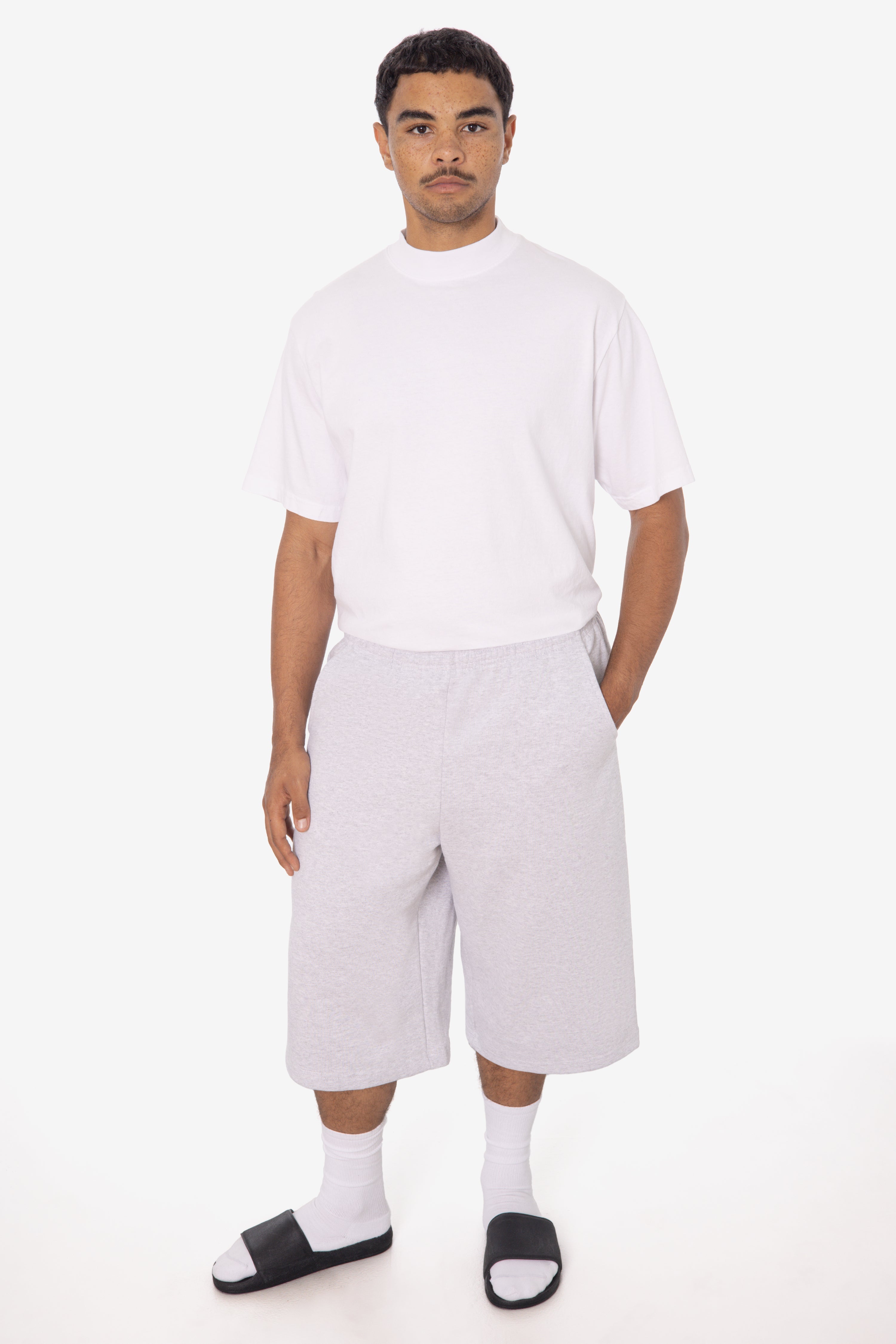 HF-442 - Heavy Fleece Extra Wide Sweat Shorts