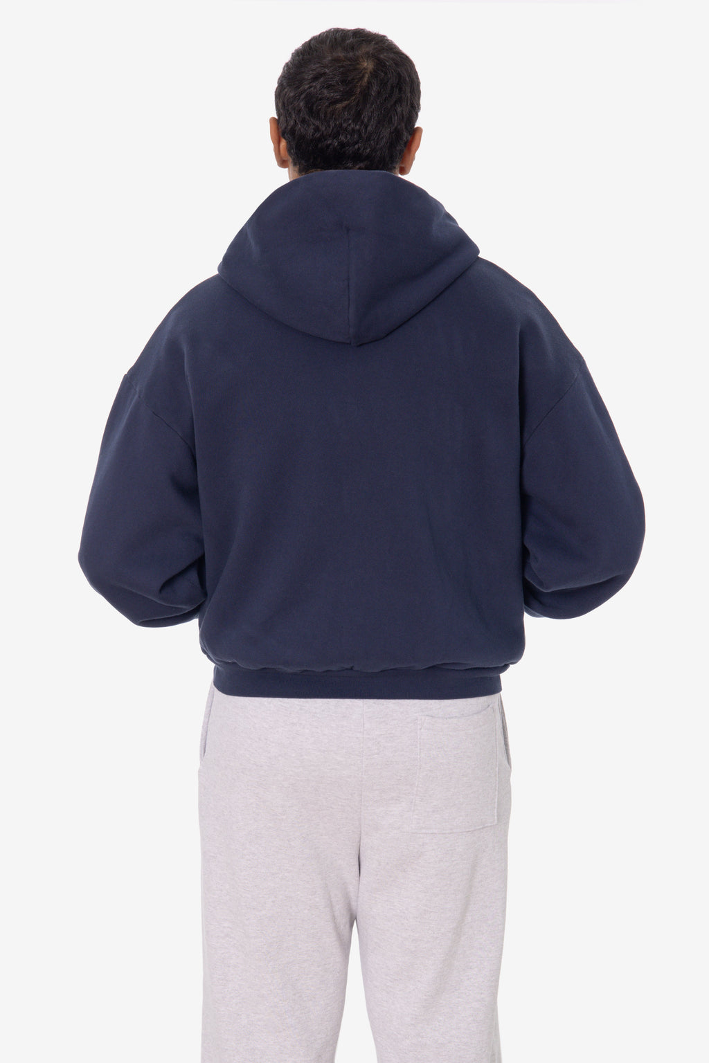 ALP10GD - Thermal Lined Cropped Zip Up Hoodie
