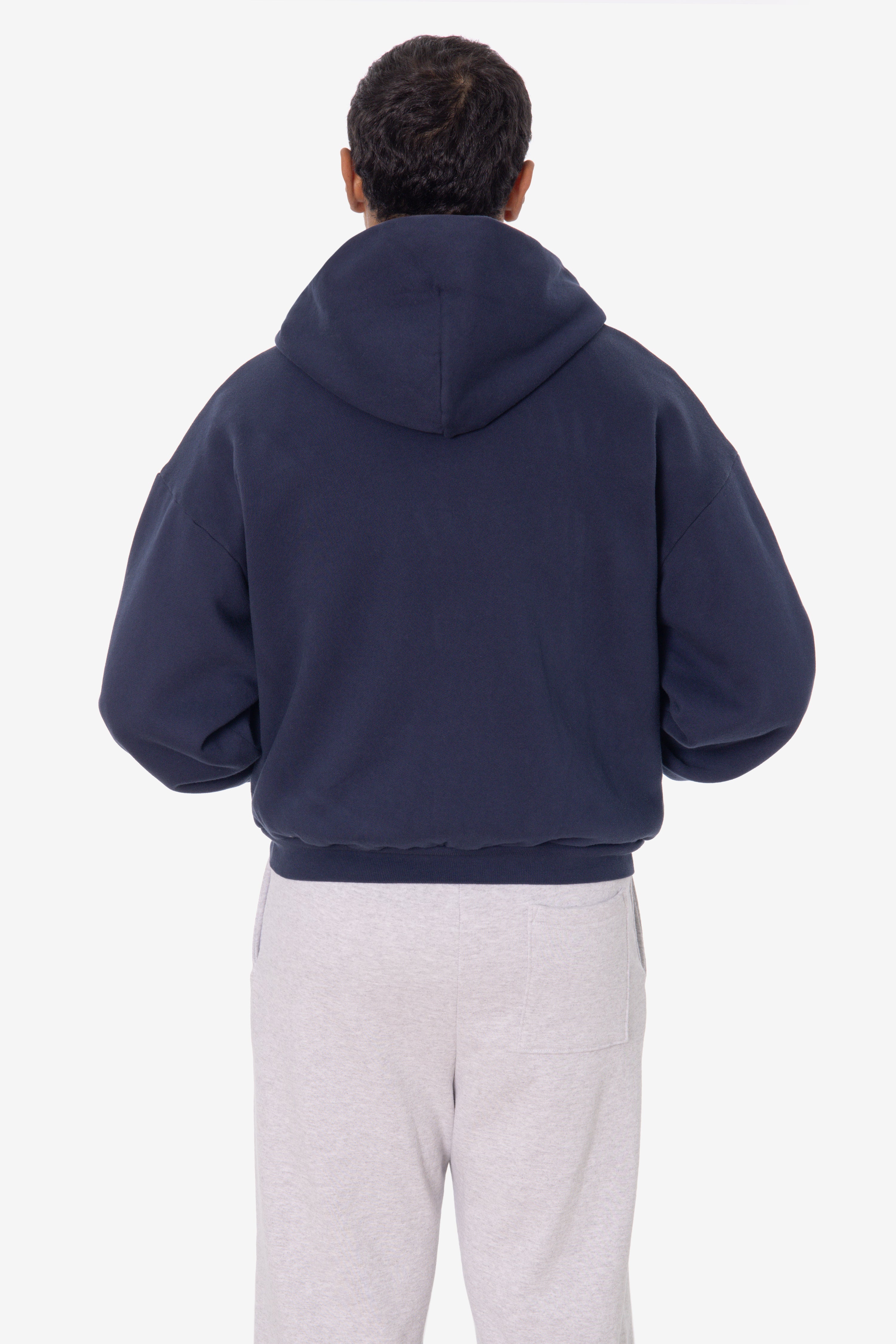 ALP10GD - Thermal Lined Cropped Zip Up Hoodie