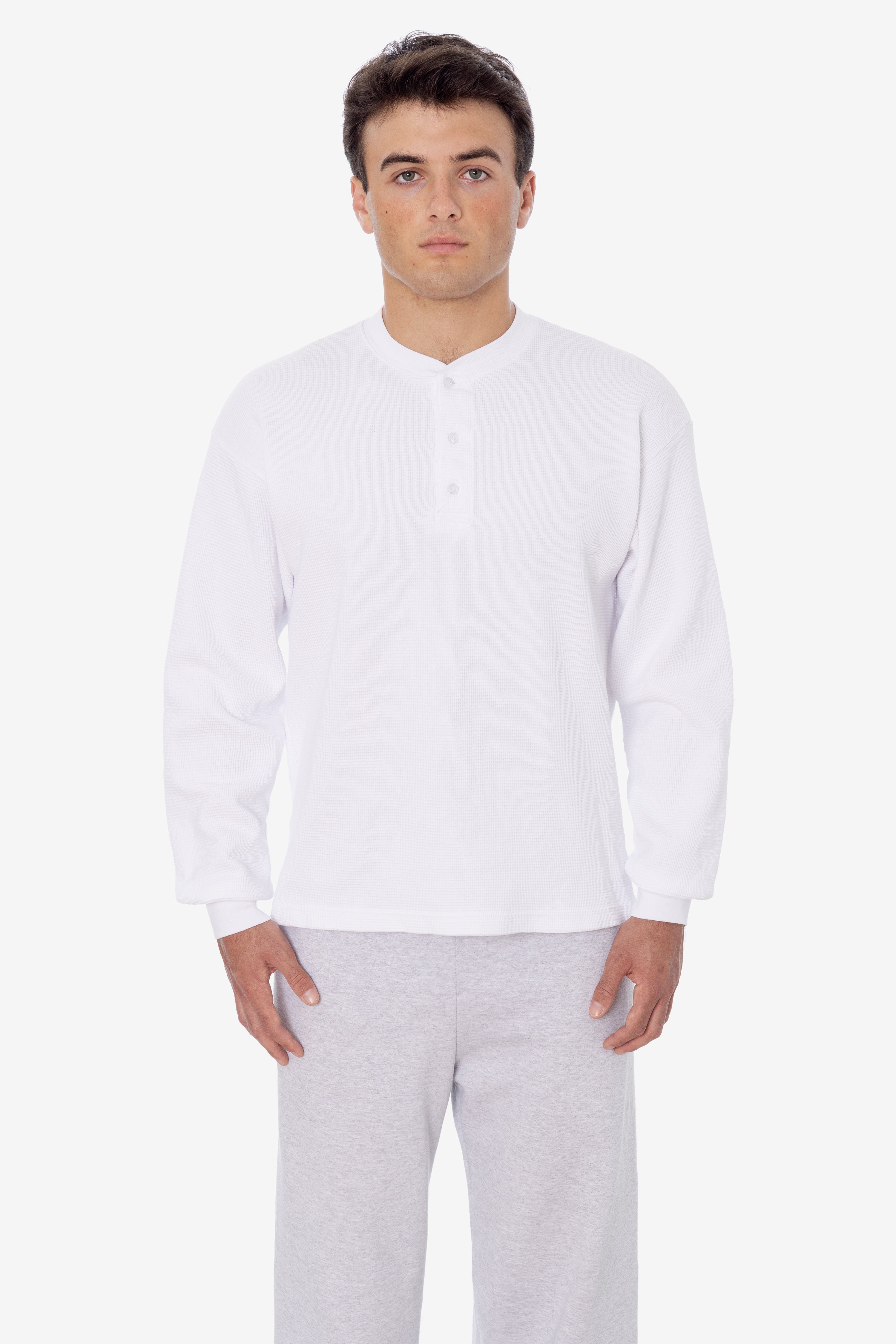 TX458GD - Long Sleeve Heavy Thermal Heritage Henley