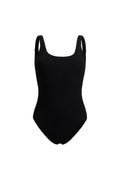 Goa Black Ribbed Swimsuit