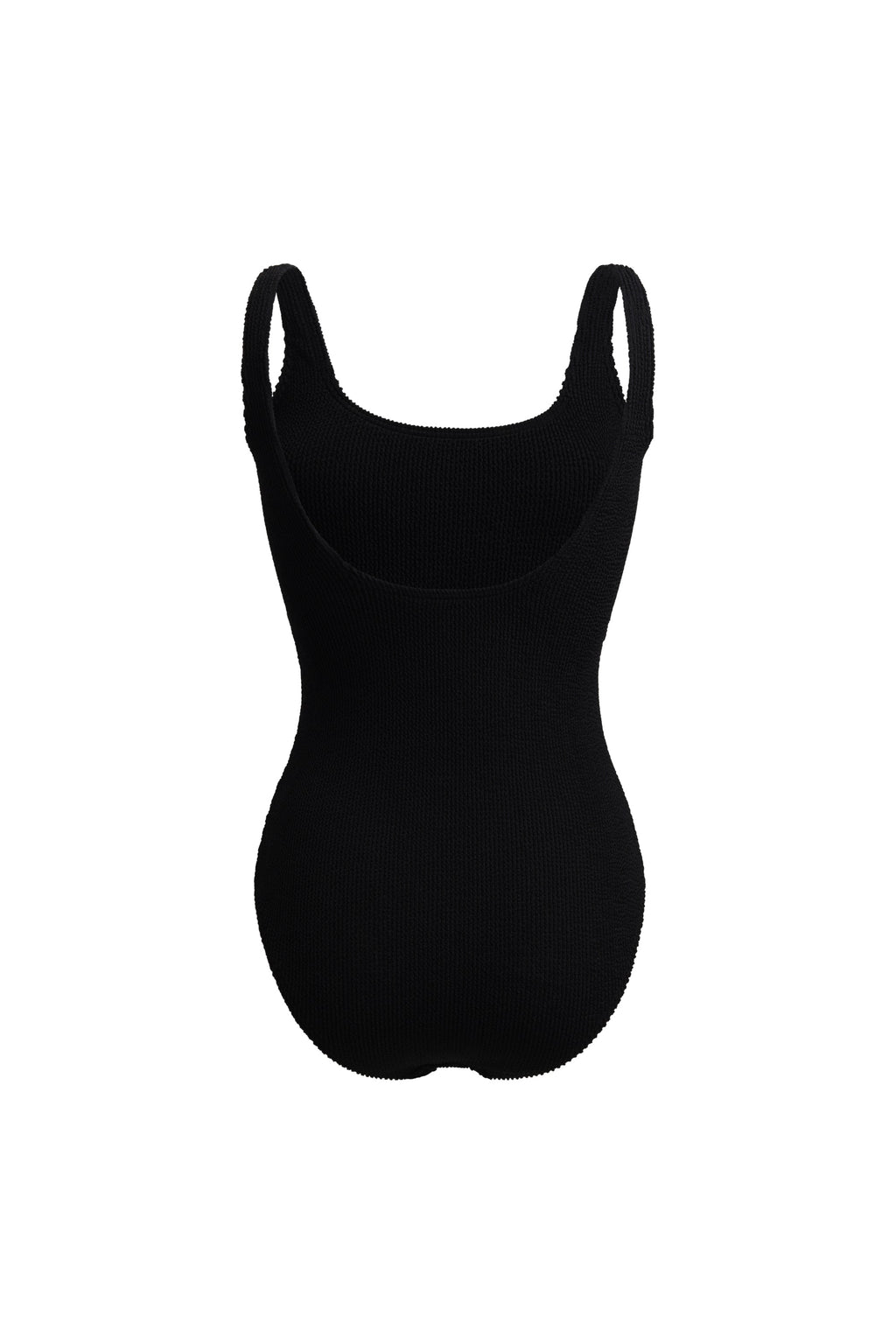 Goa Black Ribbed Swimsuit