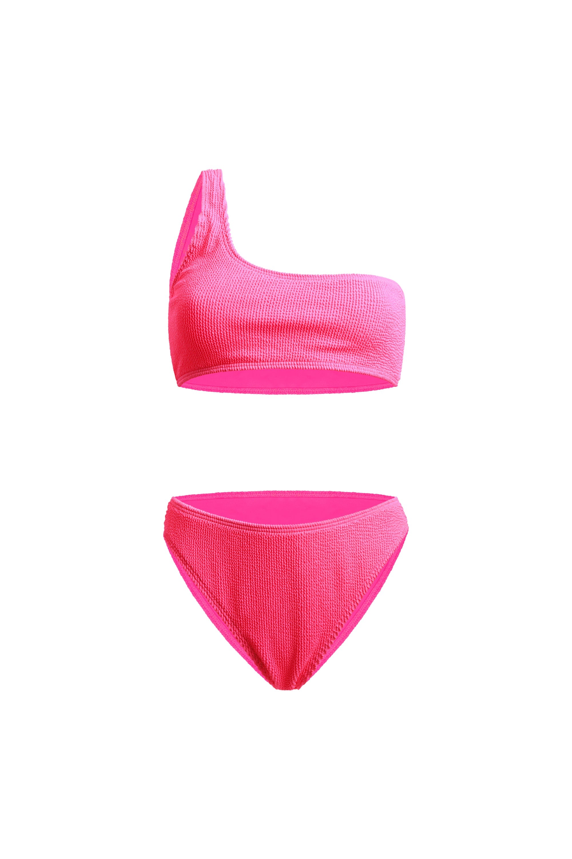 Roma Pink One Shoulder Bikini