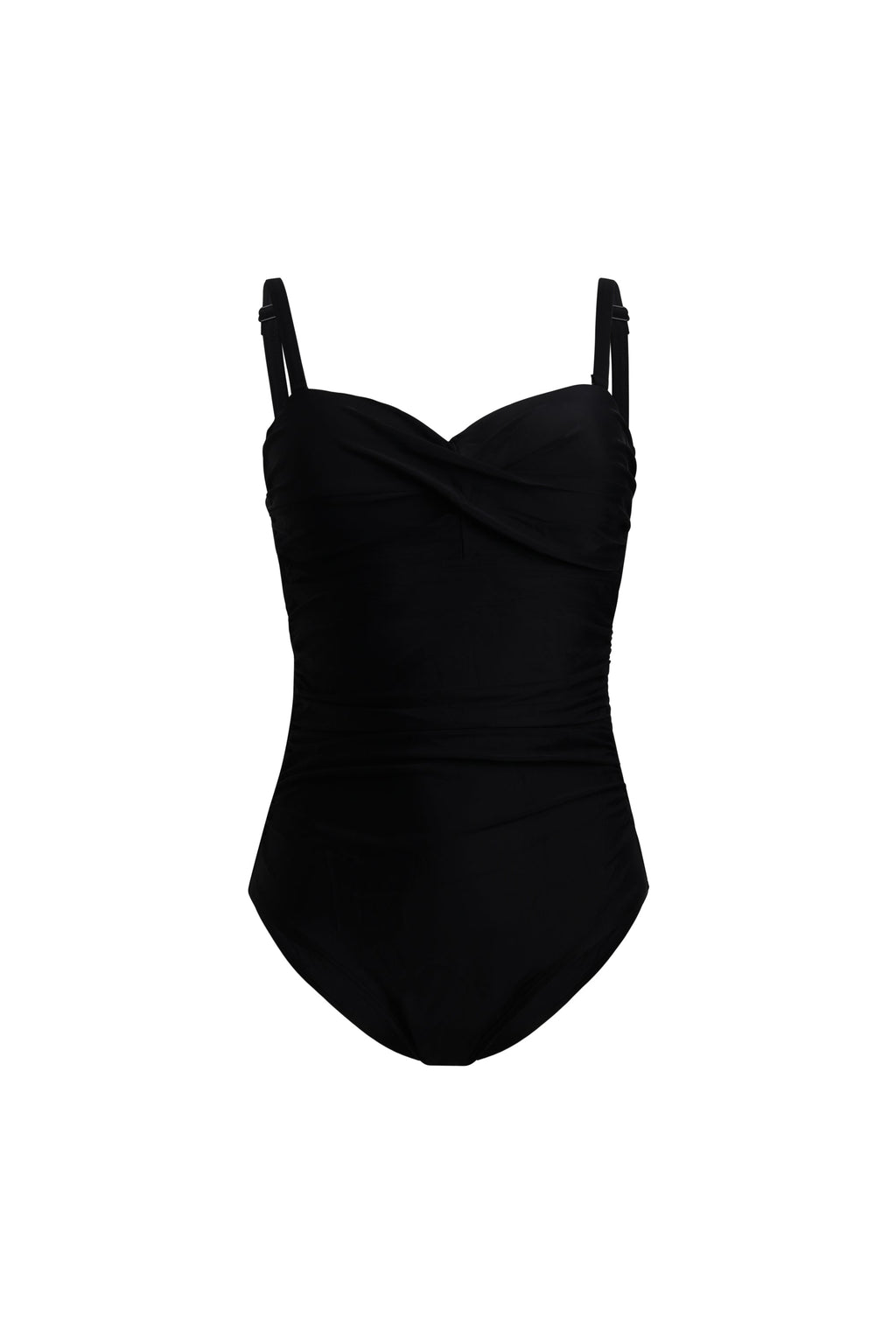 Capri Black Tummy Control Swimsuit