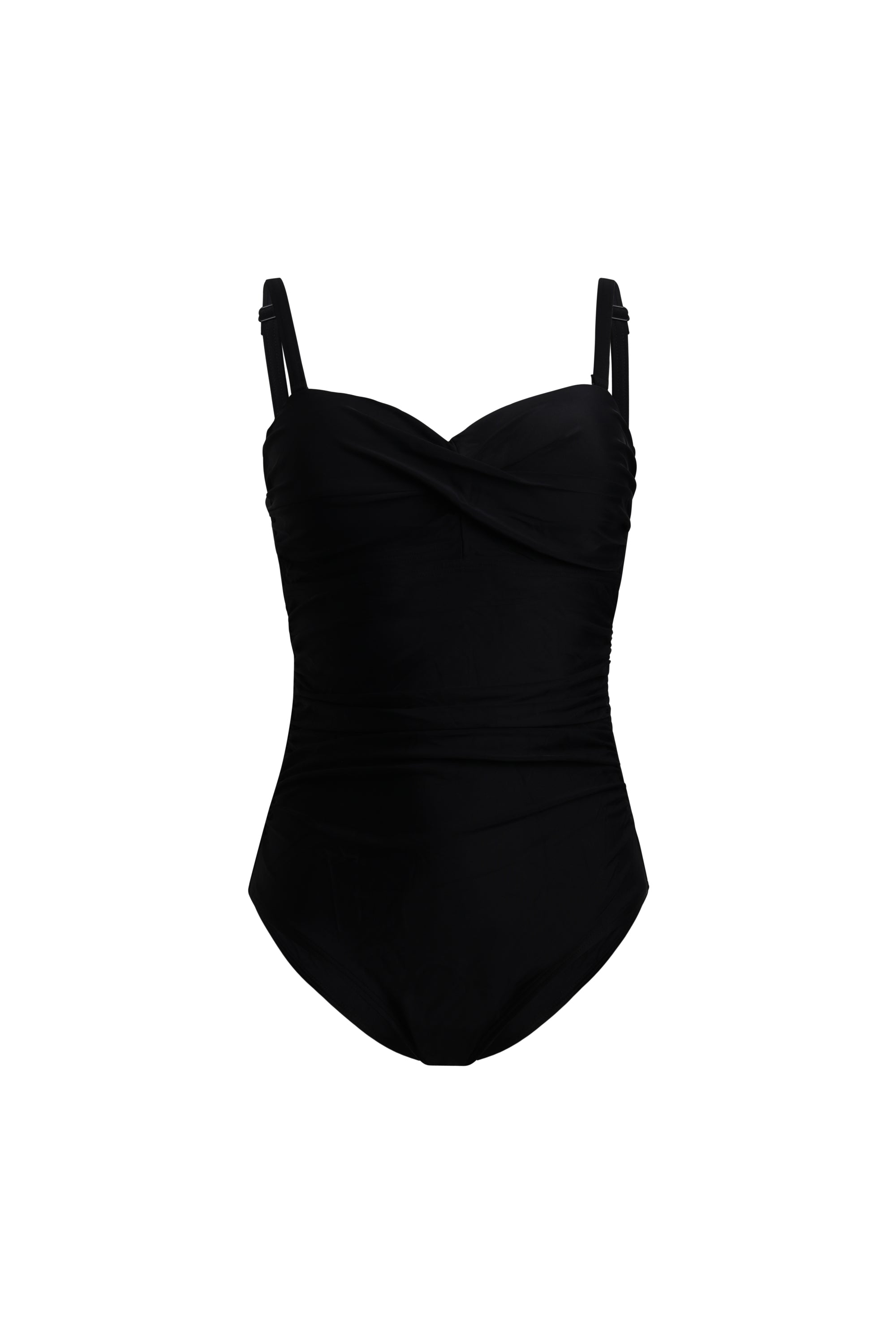 Capri Black Tummy Control Swimsuit
