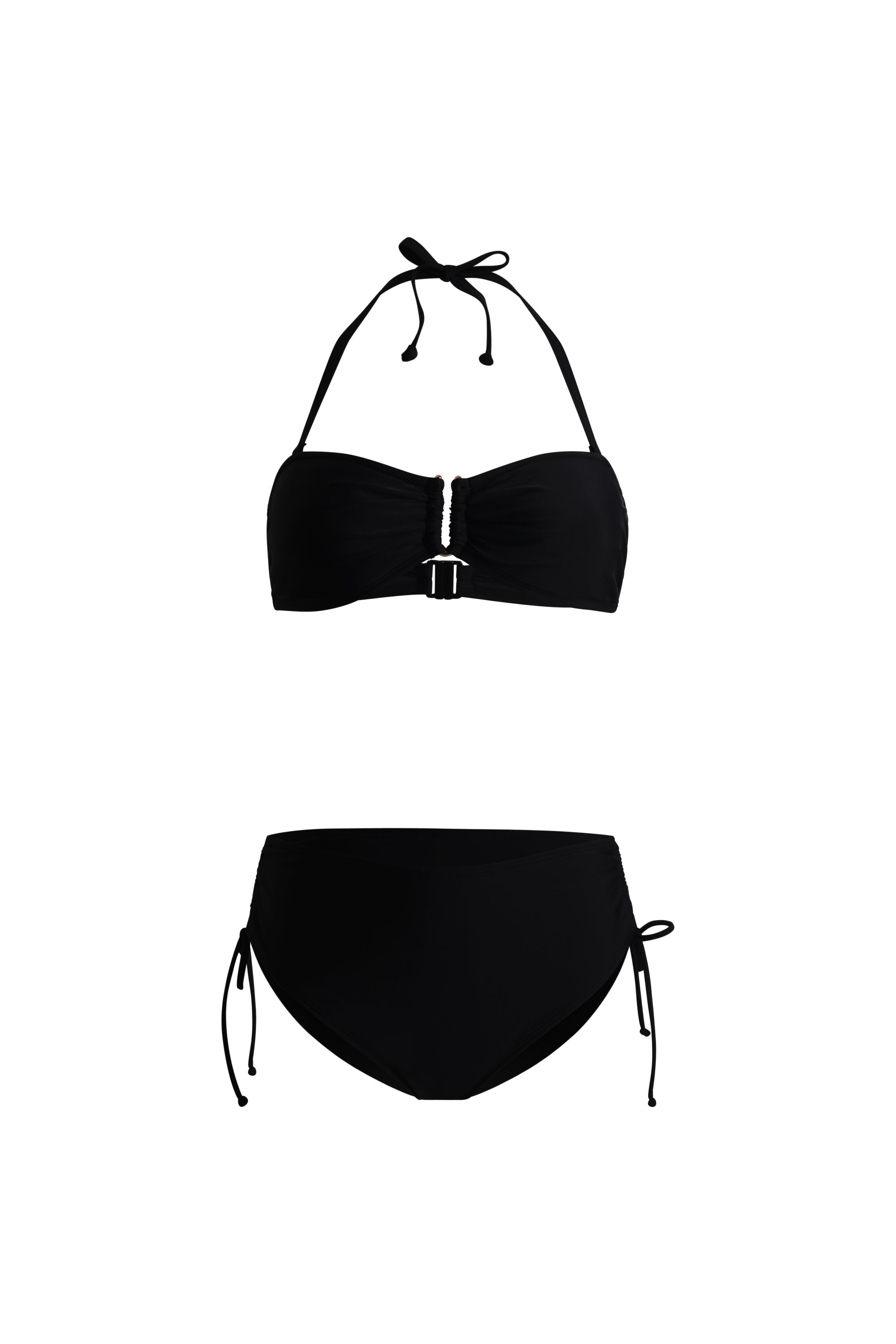 Sienna Black Bandeau Bikini