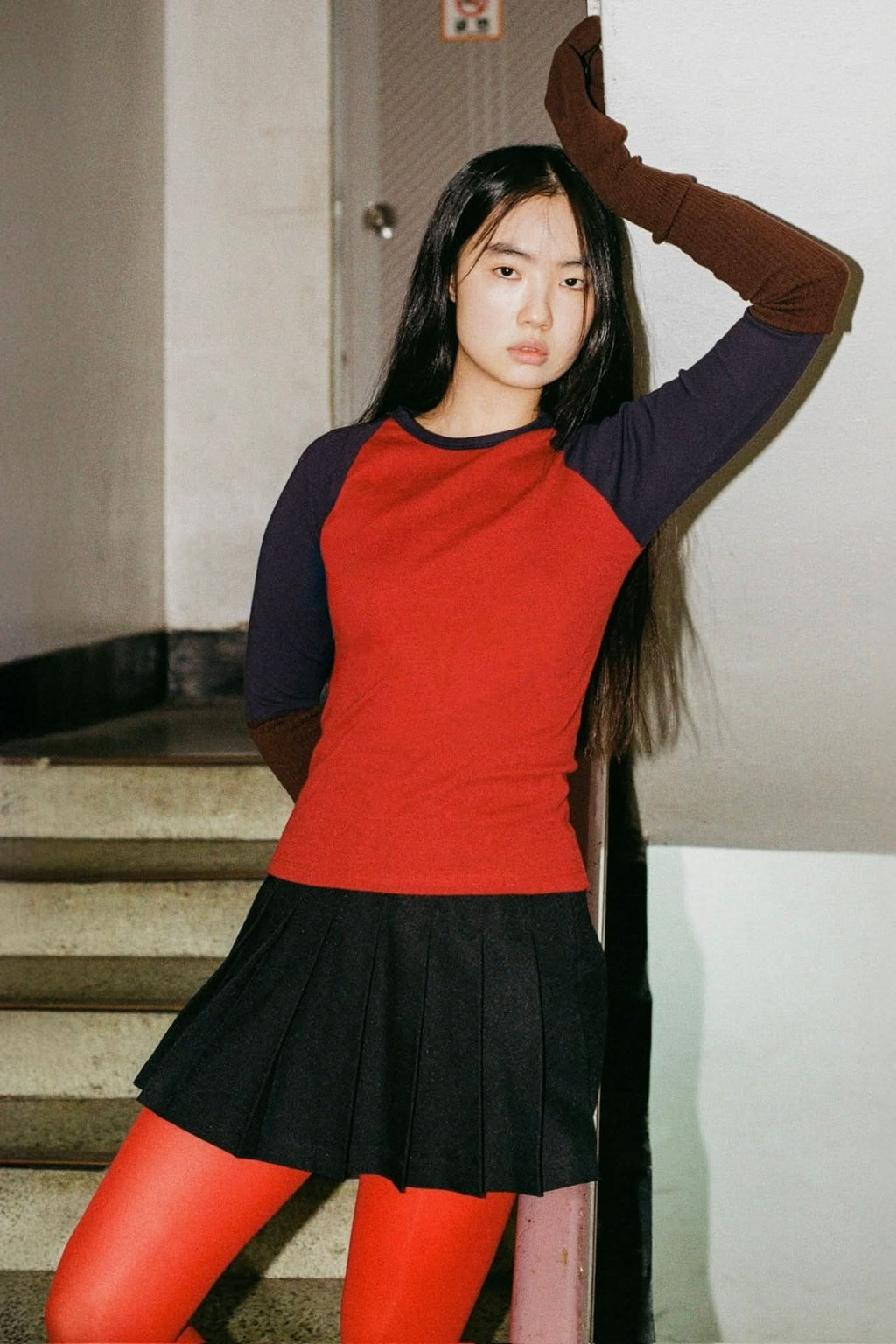 43053 - Baby Rib Long Sleeve Raglan