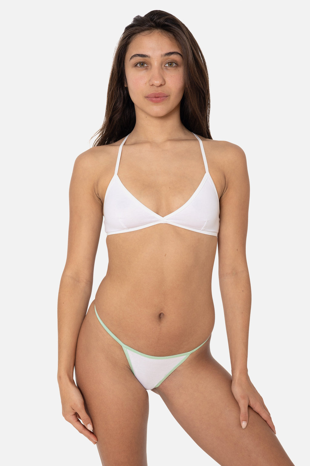 43013SET - Contrast Baby Rib Thong 7-Pack