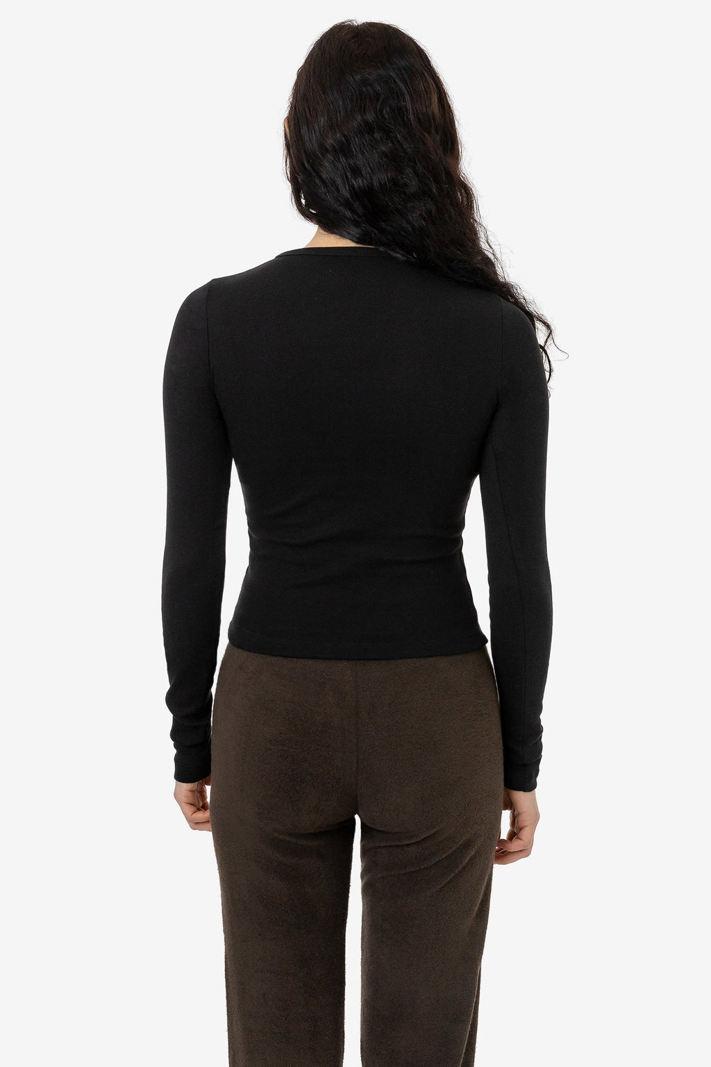 43007 - Baby Rib Long Sleeve Crewneck Tee