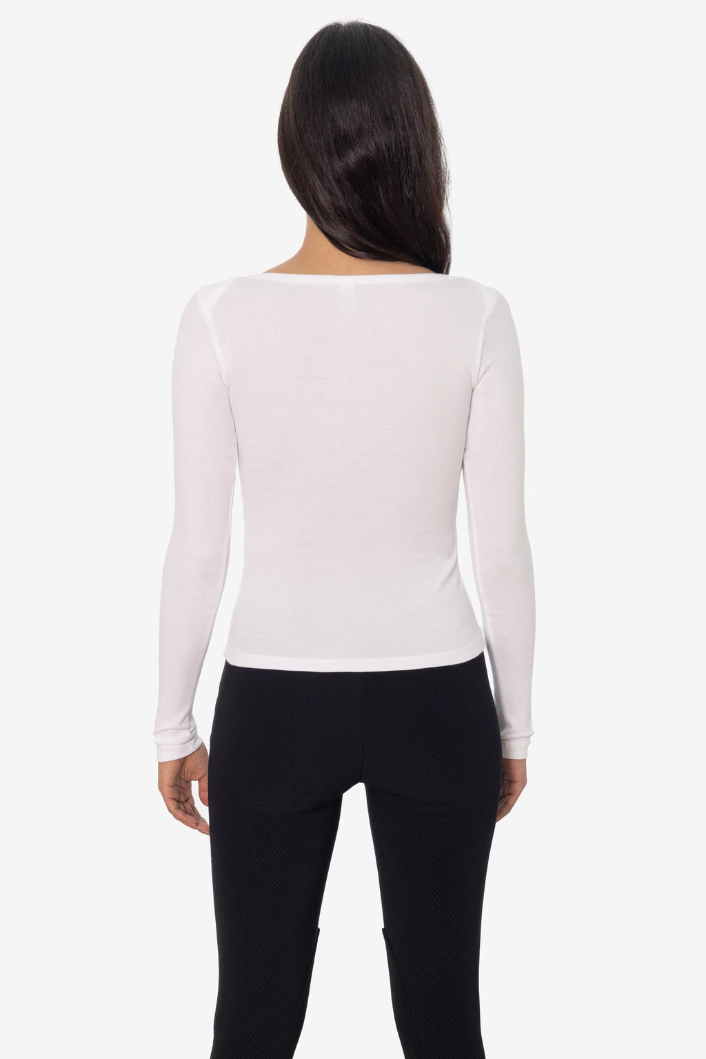43070 - Baby Rib L/S Lap Neck Tee