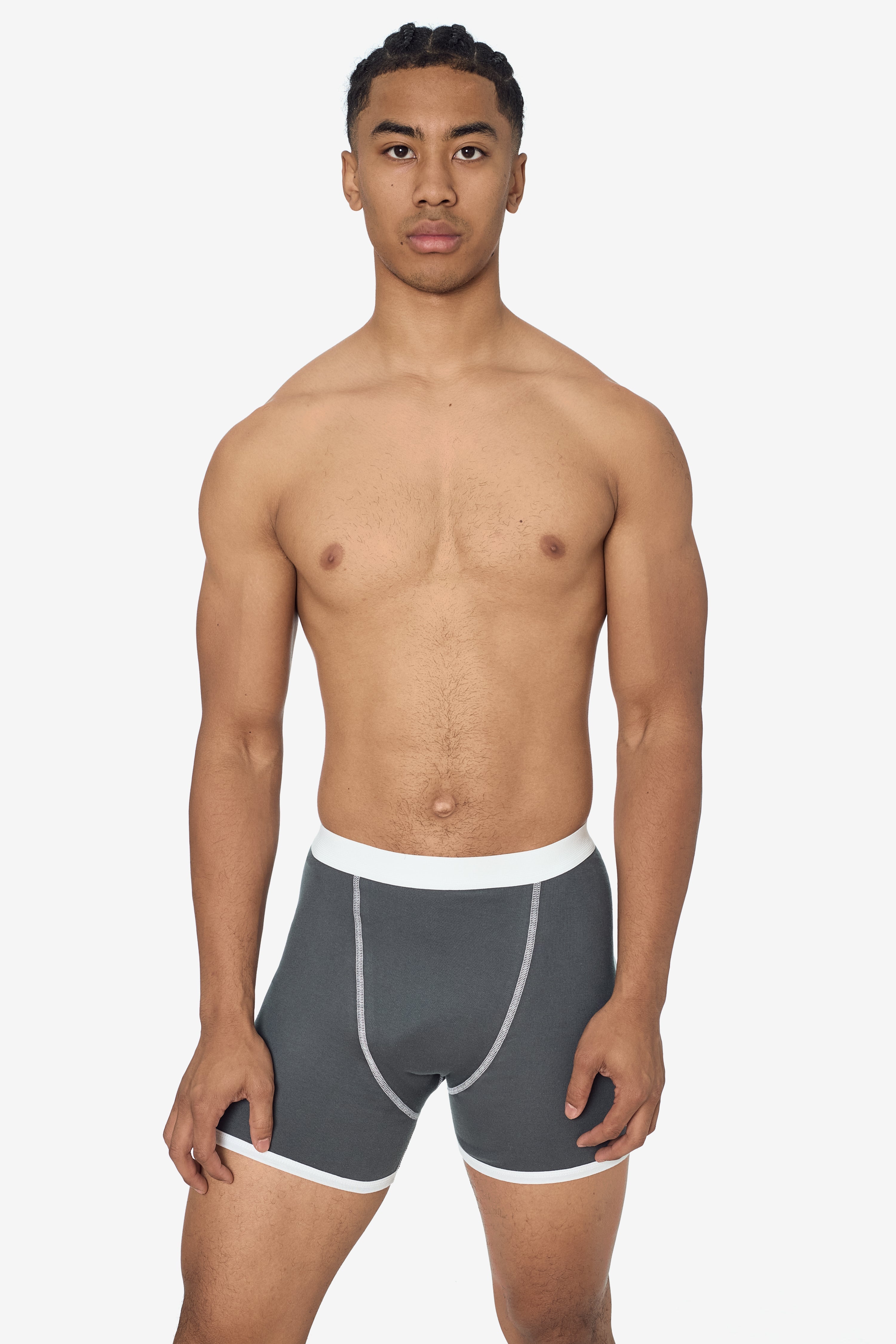 44043 - Men's Baby Rib Boxer Brief