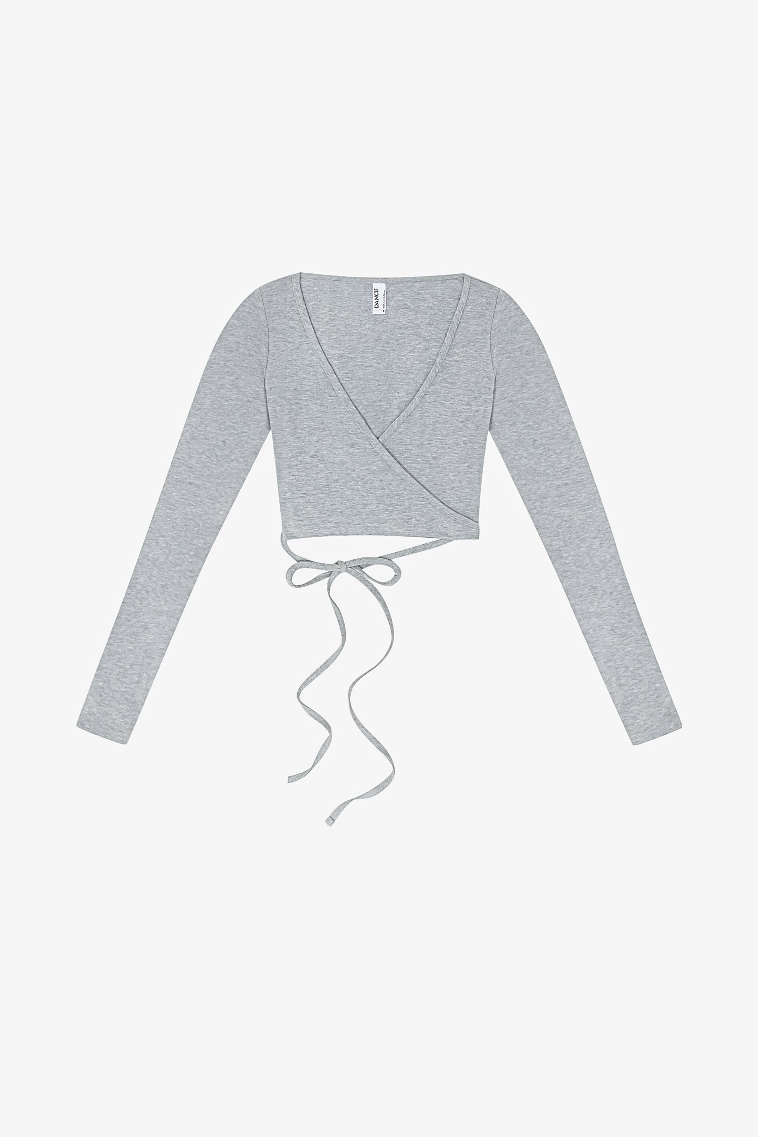 83077GD - Garment Dye Long Sleeve Wrap Top