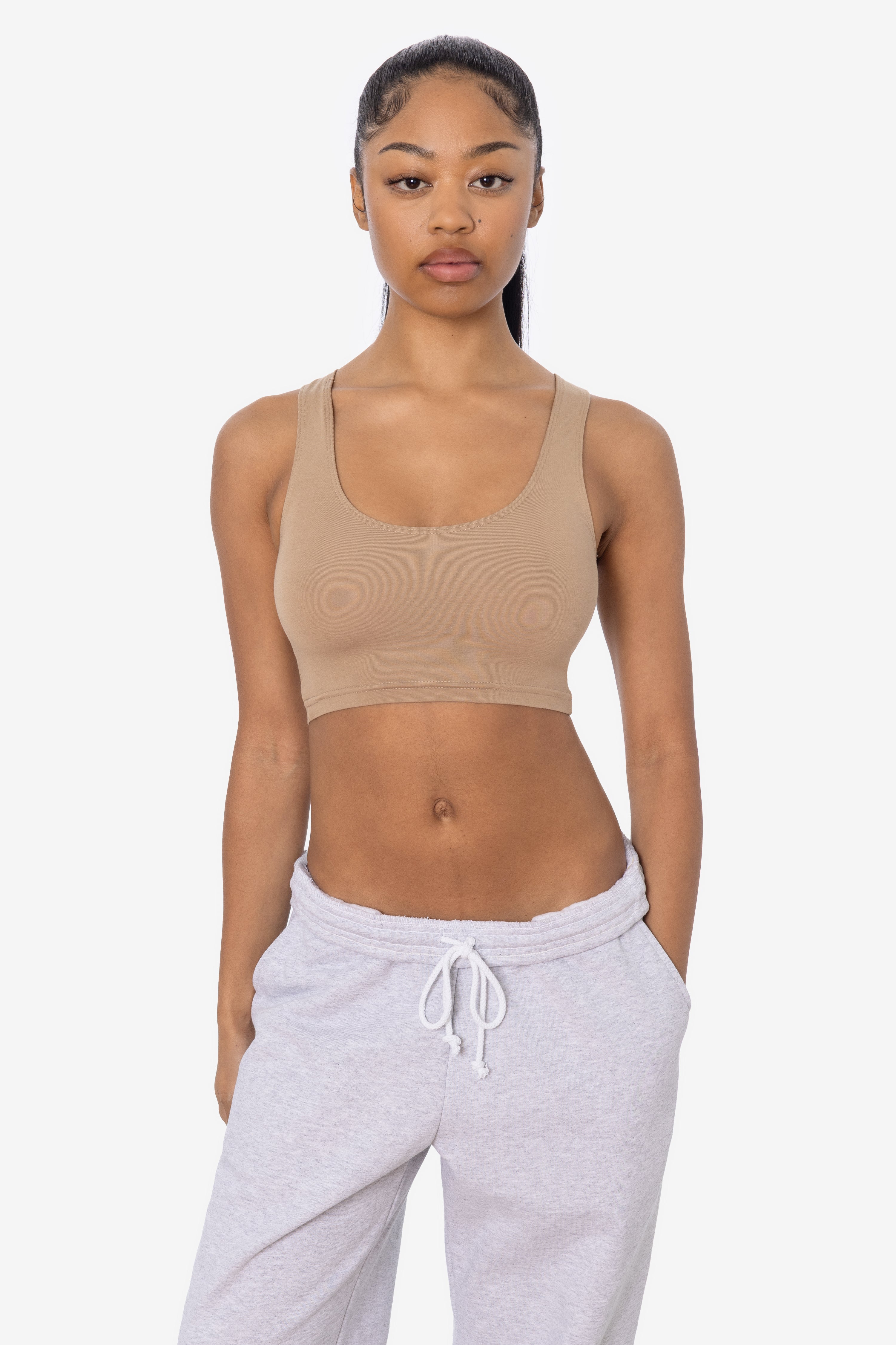8383 - Cotton Spandex Tank Crop Top