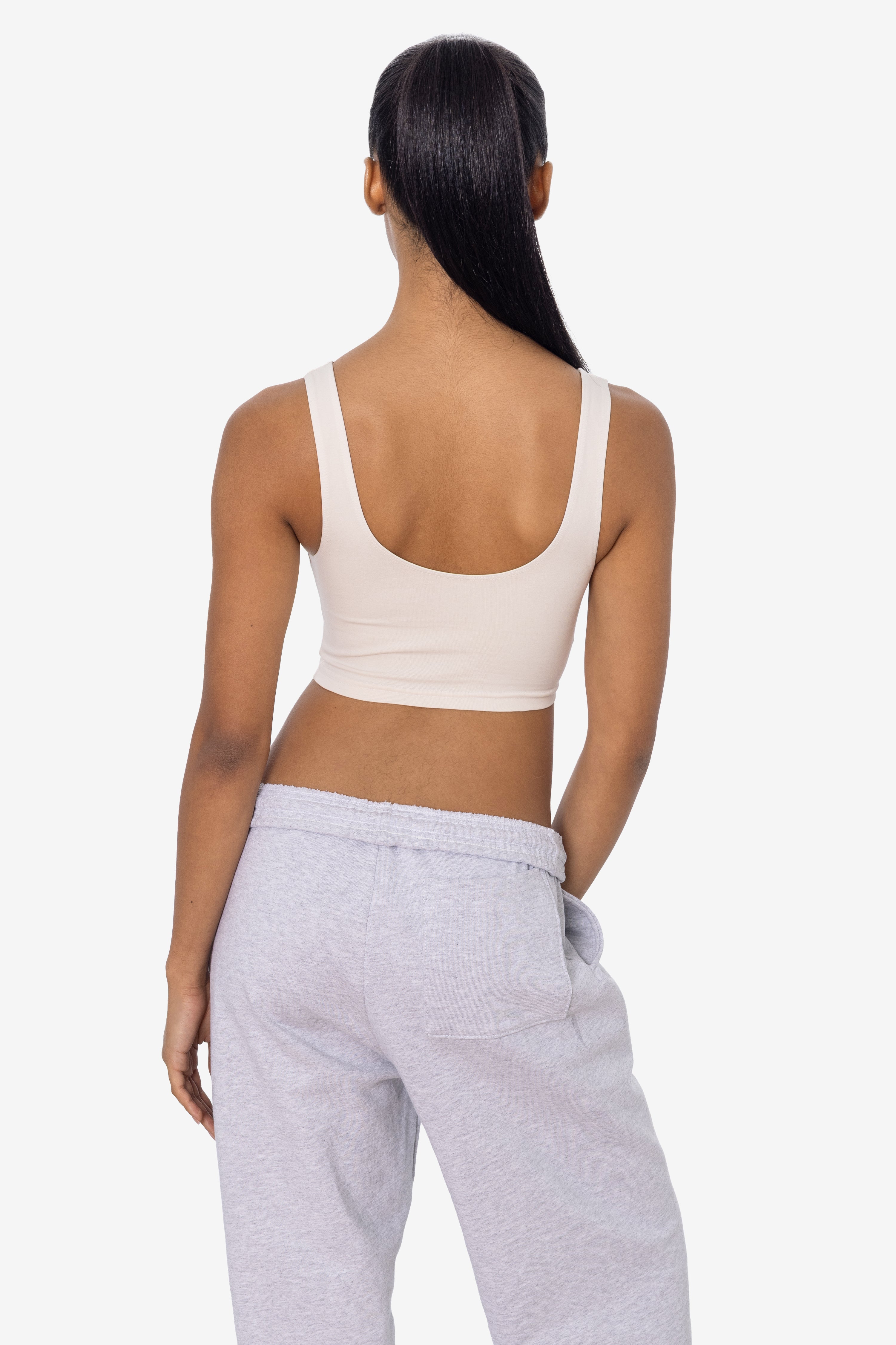 8383 - Cotton Spandex Tank Crop Top