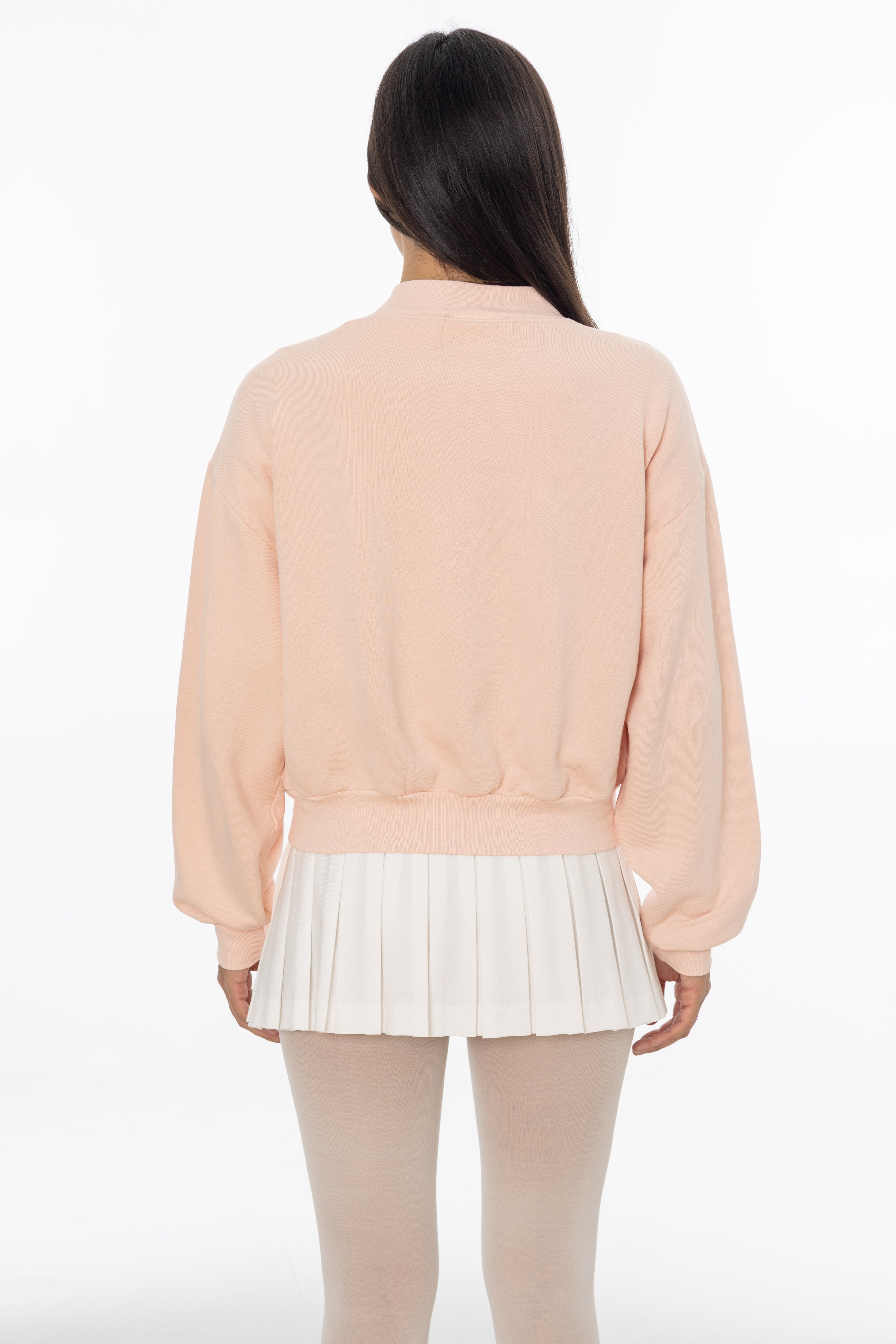 ALP375GD - Alpine Fleece Zip Up Cropped Bomber