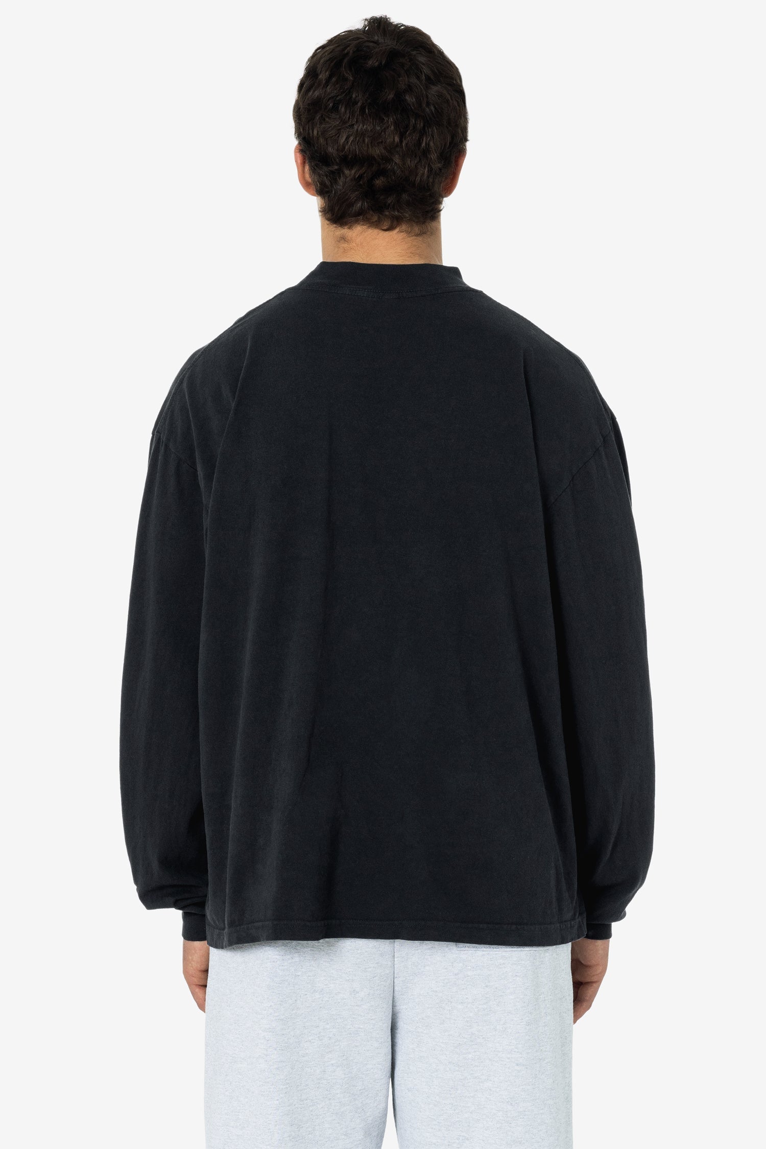 1827GD Unisex - Oversized Long Sleeve High Mockneck T-Shirt