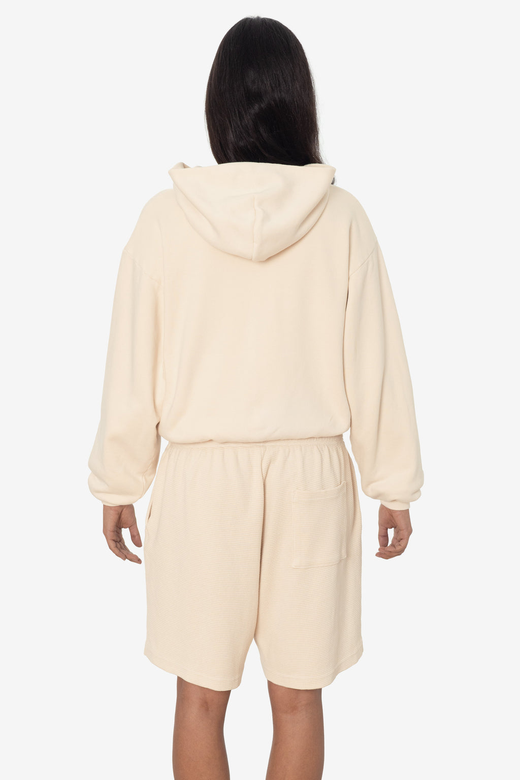 ALP10GD - Thermal Lined Cropped Zip Up Hoodie