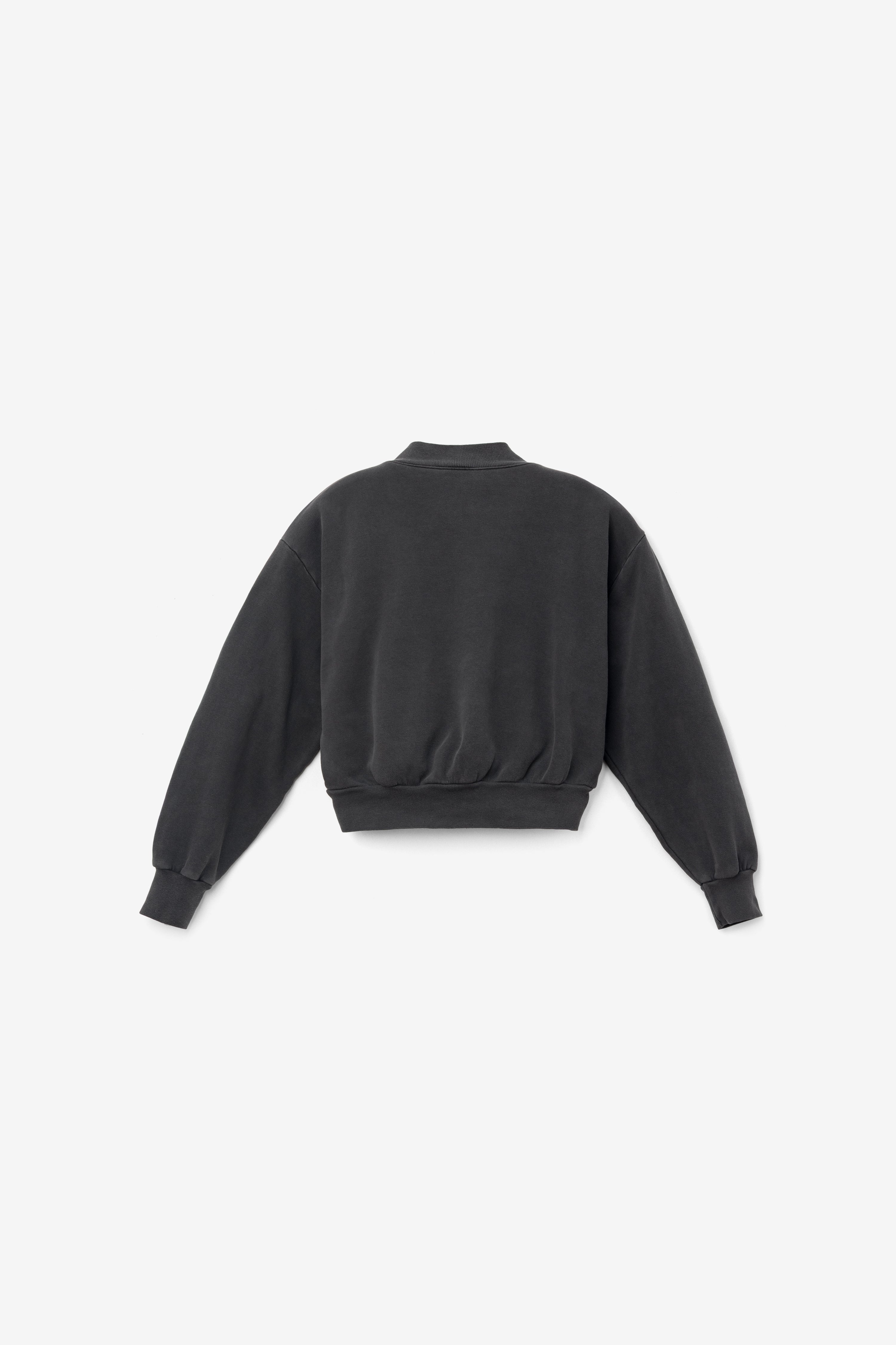 ALP375GD - Alpine Fleece Zip Up Cropped Bomber
