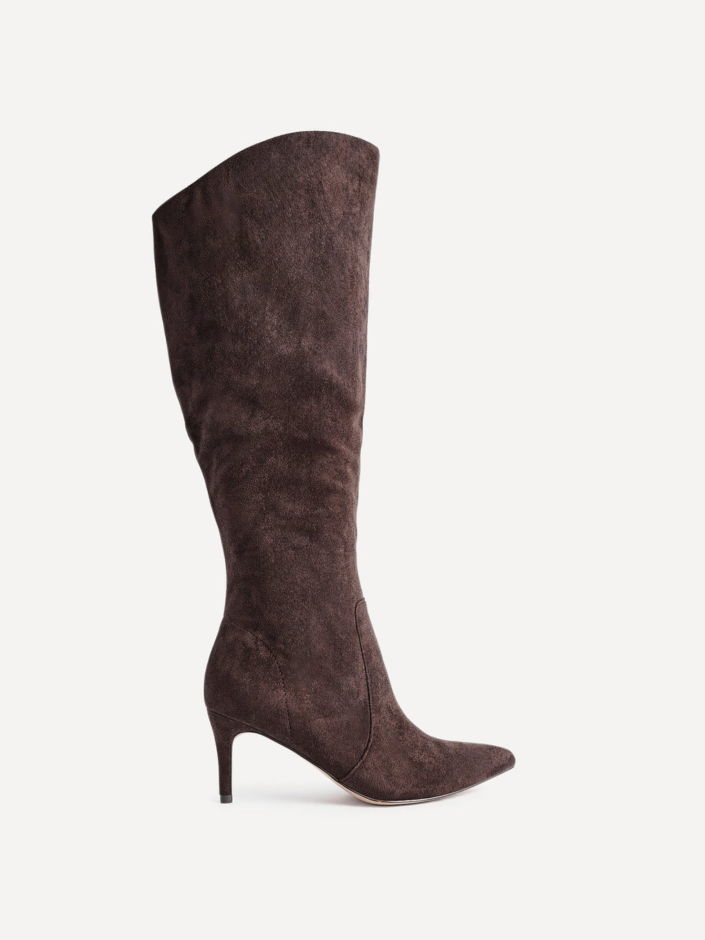 Ambition Brown Long Stiletto Heeled Boots