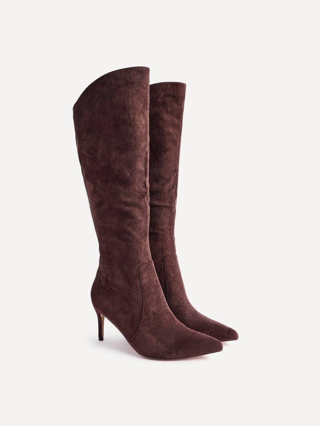 Ambition Brown Long Stiletto Heeled Boots