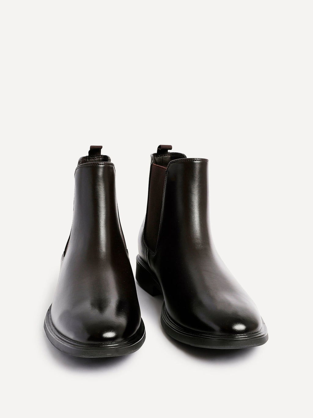 Antonio Mens Brown Faux Leather Chelsea Boots