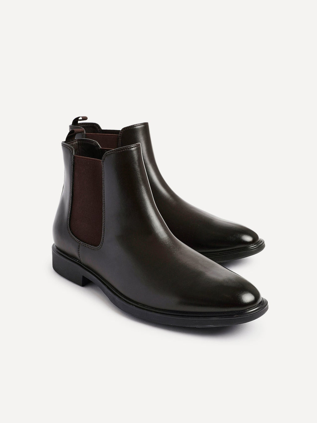 Antonio Mens Brown Faux Leather Chelsea Boots