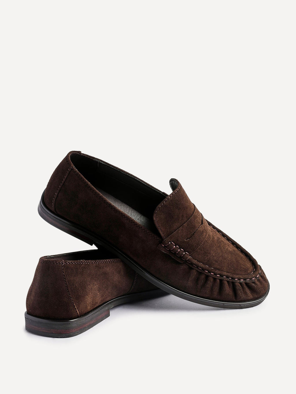 Belmont Brown Suede Leather Loafers