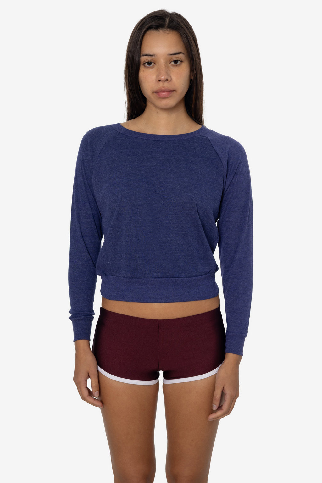 BR3094 - Women's Tri-Blend Rib Pullover