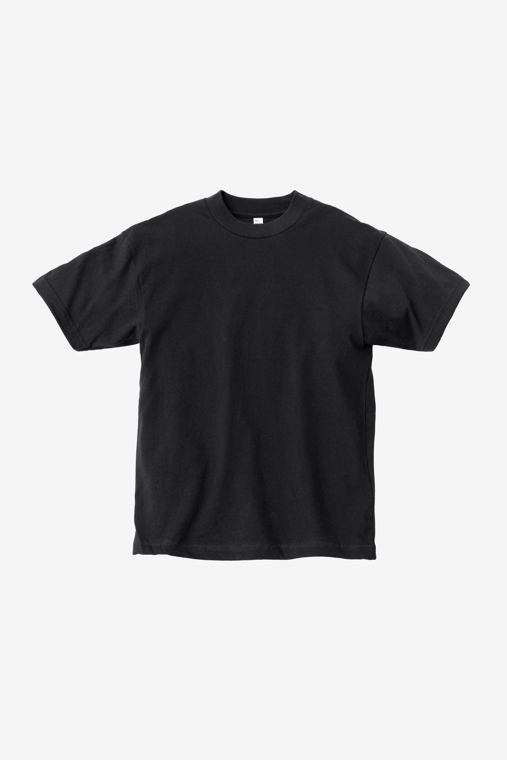 2017MN - 6.0oz Mock Crew Neck Heavy Combed Cotton T-Shirt