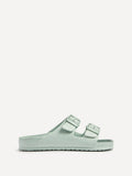 Candice Mint Slip On Slider Sandals