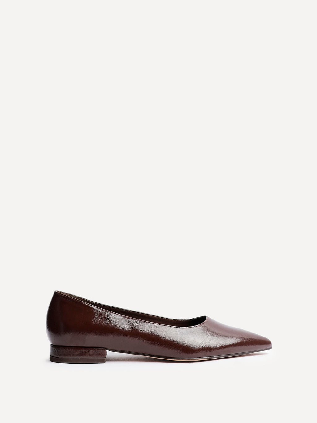Compete Wide Fit Brown Faux Leather Pumps