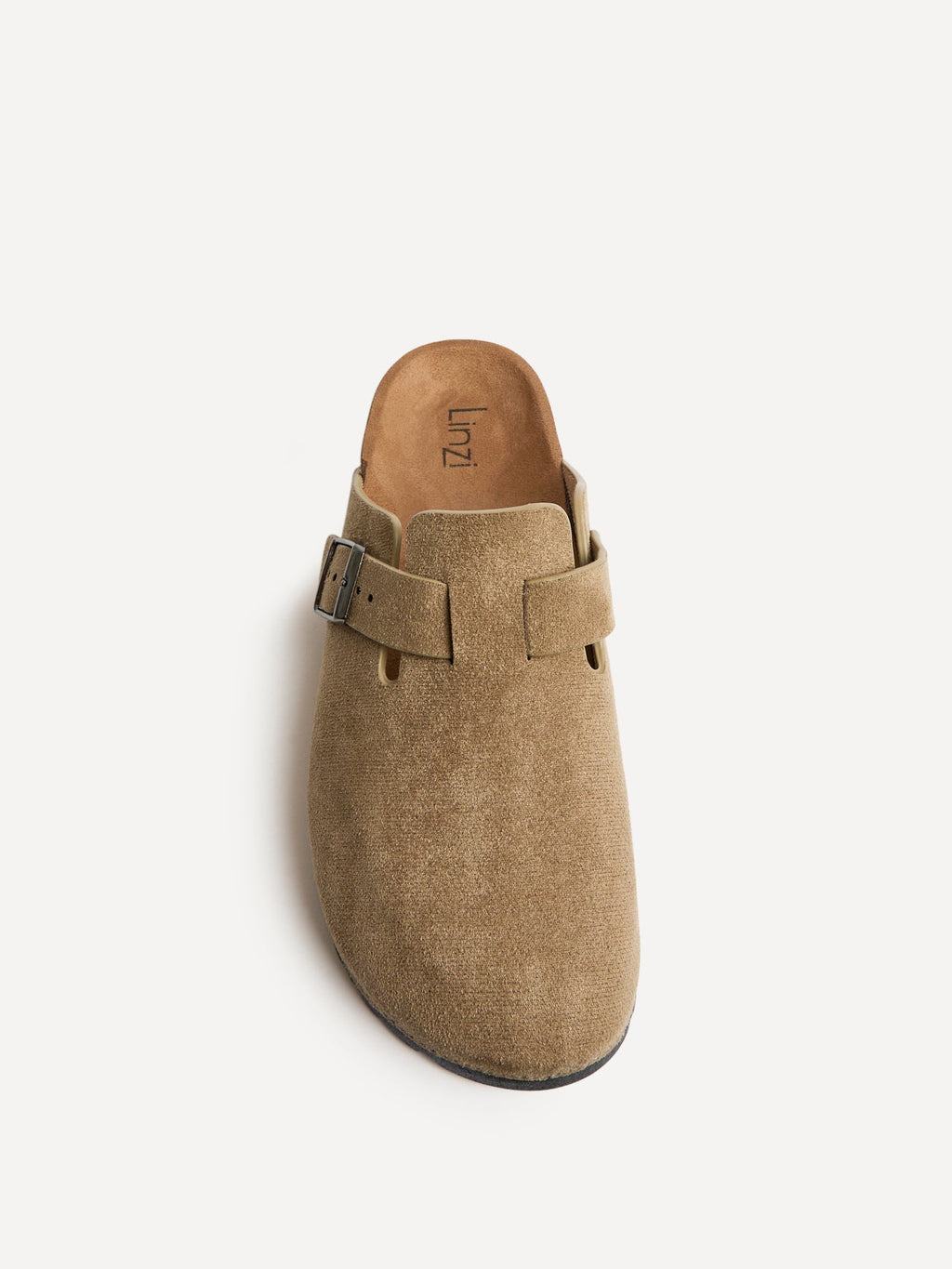 Cyrus Taupe Soft Footbed Clogs