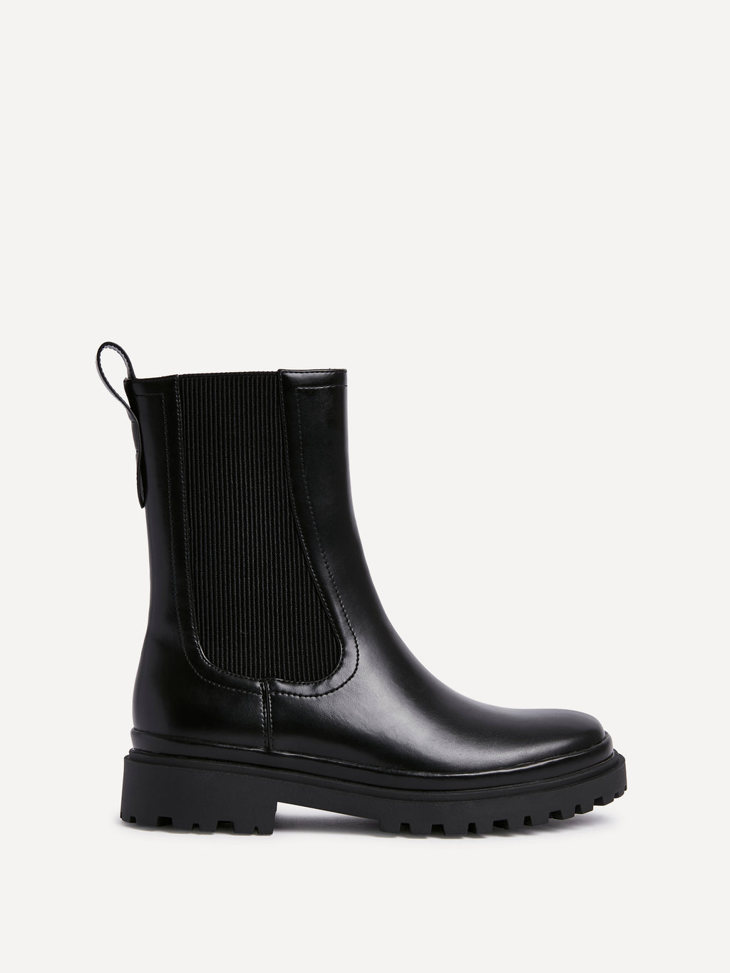 Command Black Chunky Chelsea Boots